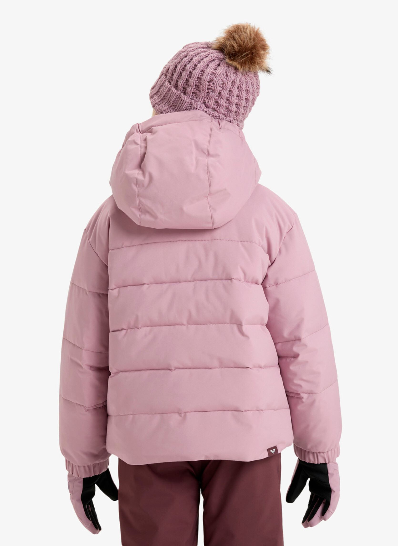 Vestes Snowyhill Puffy Girl Jk fille violet Roxy Vestes Snowyhill Puffy Girl Jk fille violet DISCREET MAUVE