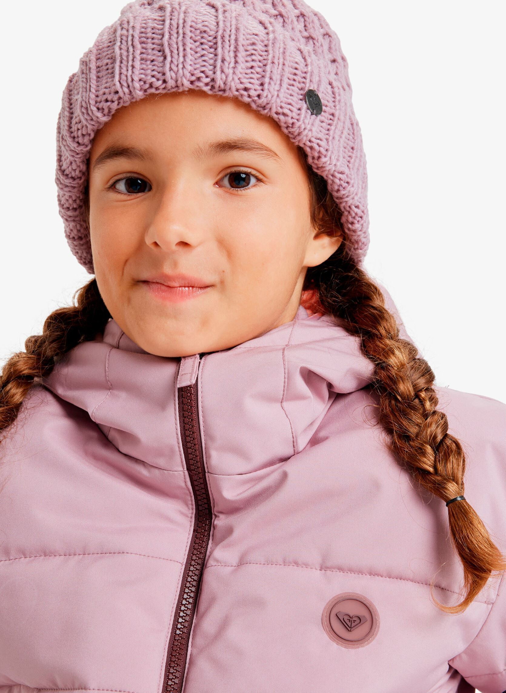 Vestes Snowyhill Puffy Girl Jk fille violet Roxy Vestes Snowyhill Puffy Girl Jk fille violet DISCREET MAUVE