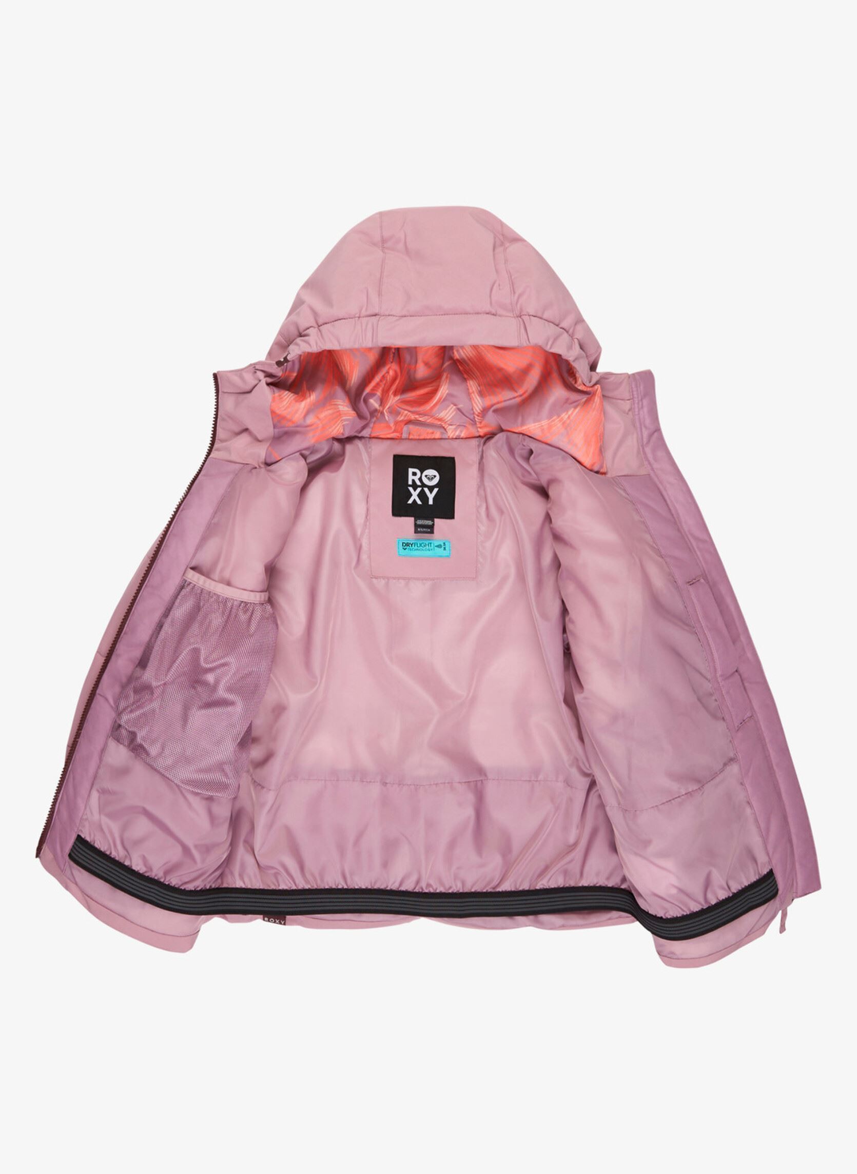 Vestes Snowyhill Puffy Girl Jk fille violet Roxy Vestes Snowyhill Puffy Girl Jk fille violet DISCREET MAUVE