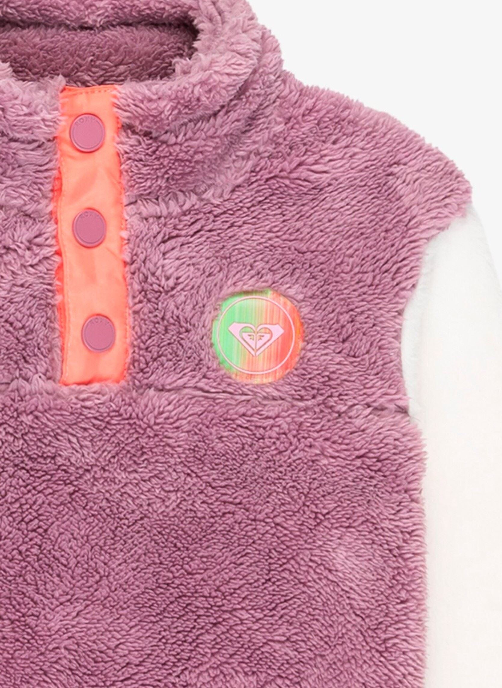 Fleece-Jacken Mini Wenty mädchen violett Roxy Fleece-Jacken Mini Wenty mädchen violett DISCREET MAUVE