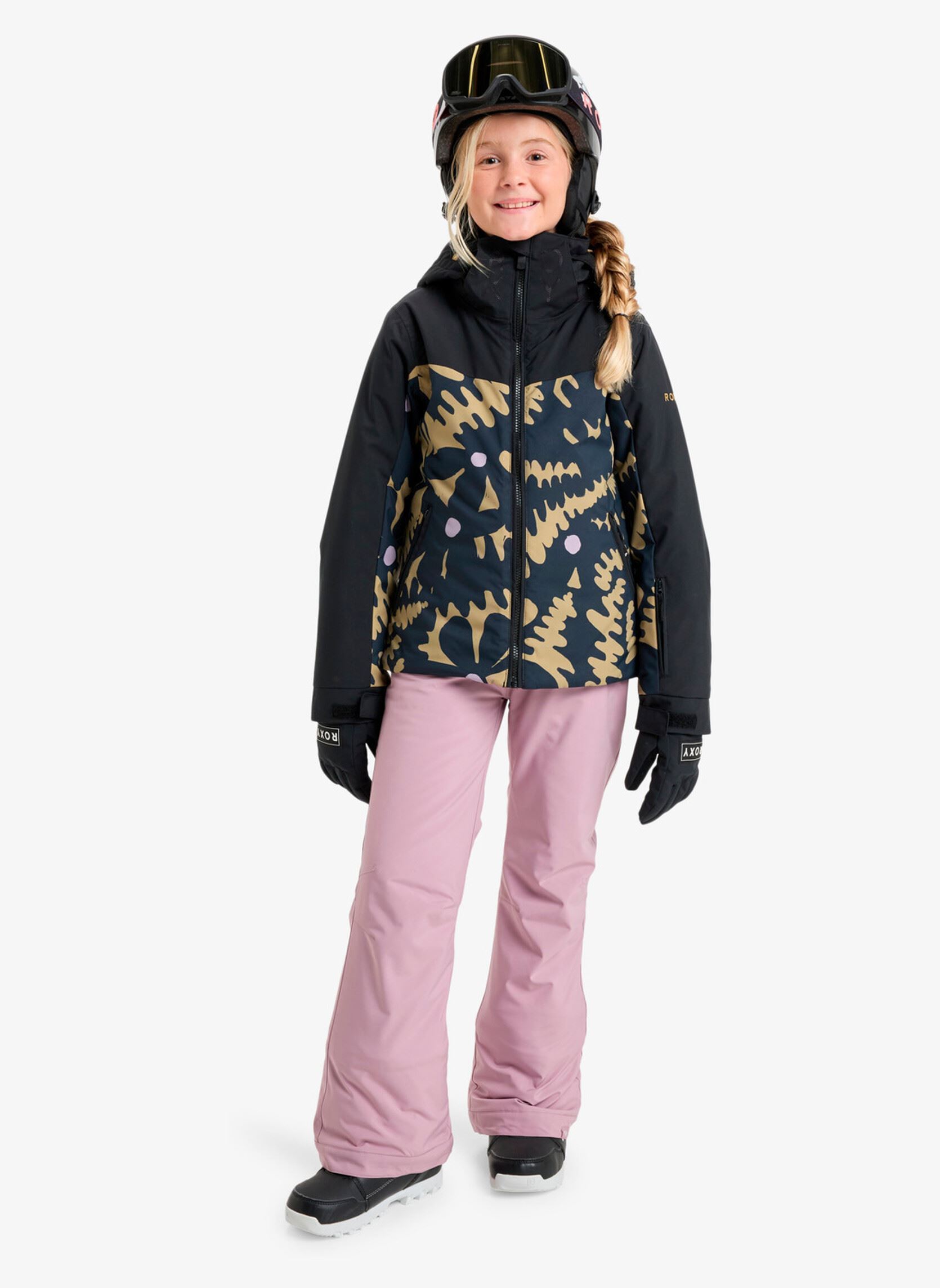 Jacken Free Jet Block Girl Jk mädchen schwarz Roxy Jacken Free Jet Block Girl Jk mädchen schwarz FENNEL SEED BIG FLOWER RG