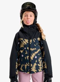 Jacken Free Jet Block Girl Jk mädchen schwarz Roxy Jacken Free Jet Block Girl Jk mädchen schwarz FENNEL SEED BIG FLOWER RG