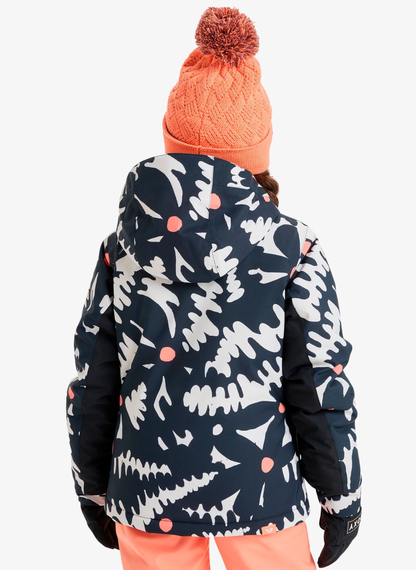 Vestes Free Jet Girl Jk fille noir Roxy Vestes Free Jet Girl Jk fille noir TRUE BLACK BIG FLOWER