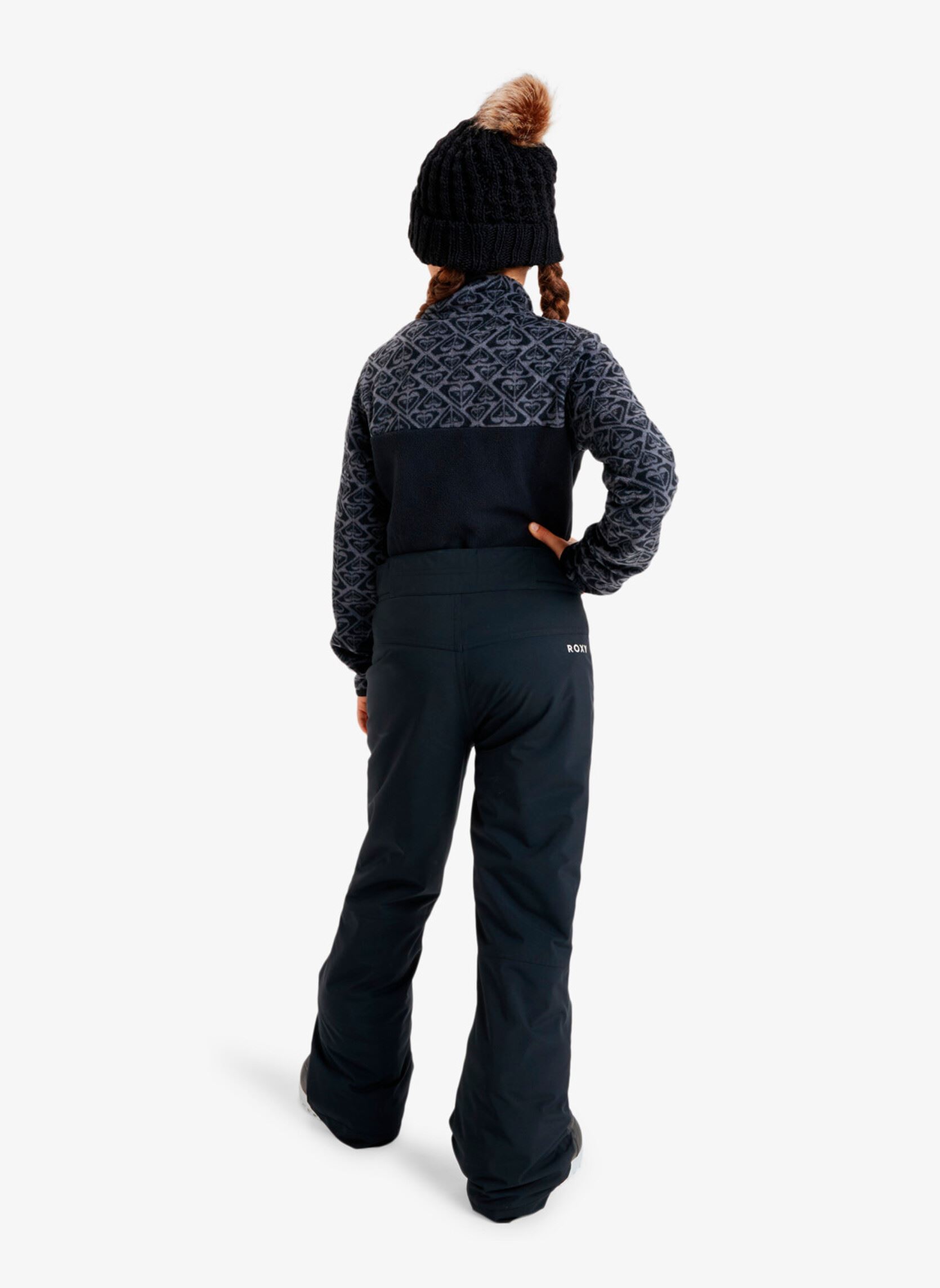 Broeken Backyard Girl Pt meisjes zwart Roxy Broeken Backyard Girl Pt meisjes zwart TRUE BLACK