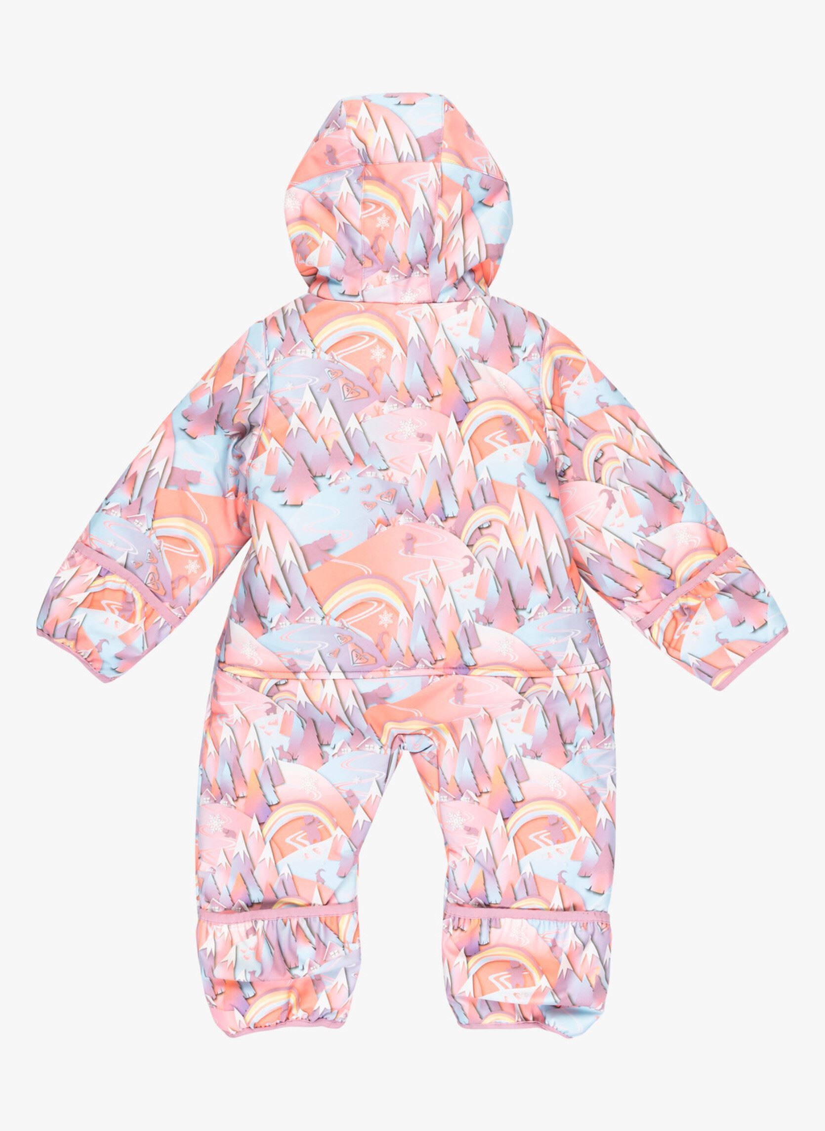 Overalls Rose Jumpsuit meisjes oranje Roxy Overalls Rose Jumpsuit meisjes oranje CORAL CHIC PAPERCUT
