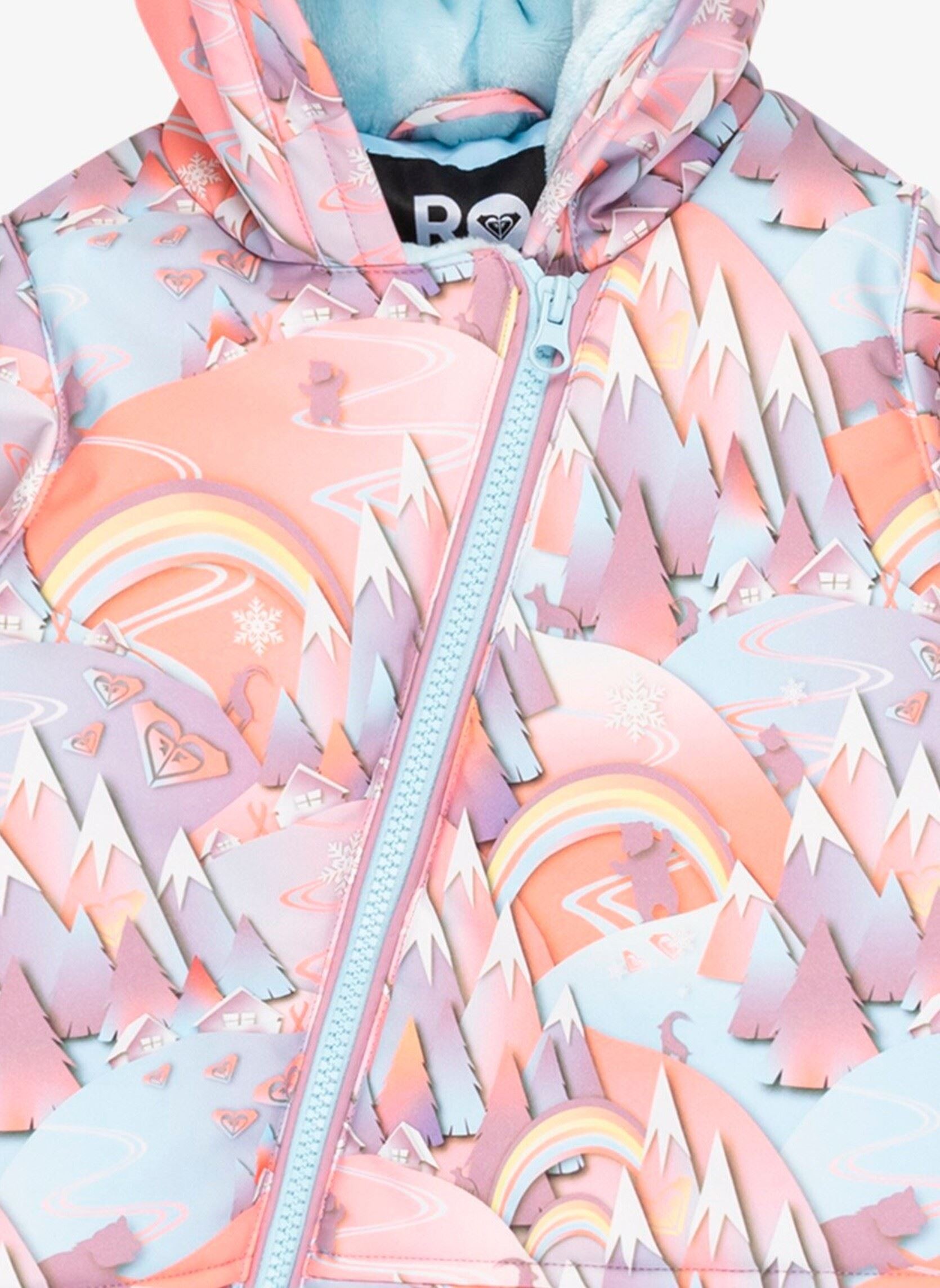 Overalls Rose Jumpsuit meisjes oranje Roxy Overalls Rose Jumpsuit meisjes oranje CORAL CHIC PAPERCUT