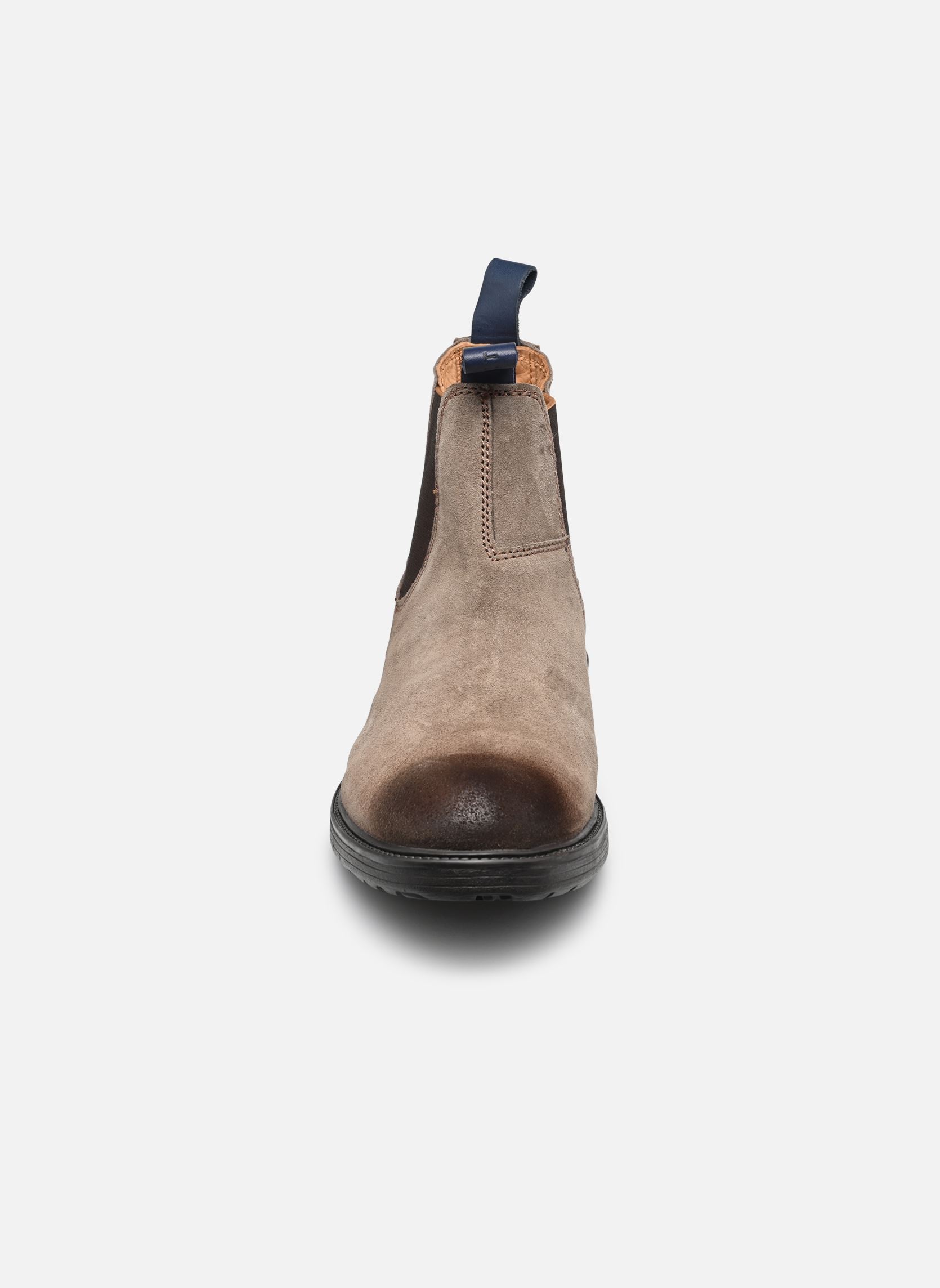 Bottines et bottes Noak homme marron Pellet Bottines et bottes Noak homme marron CROUTE VELOURS OILED TAUPE