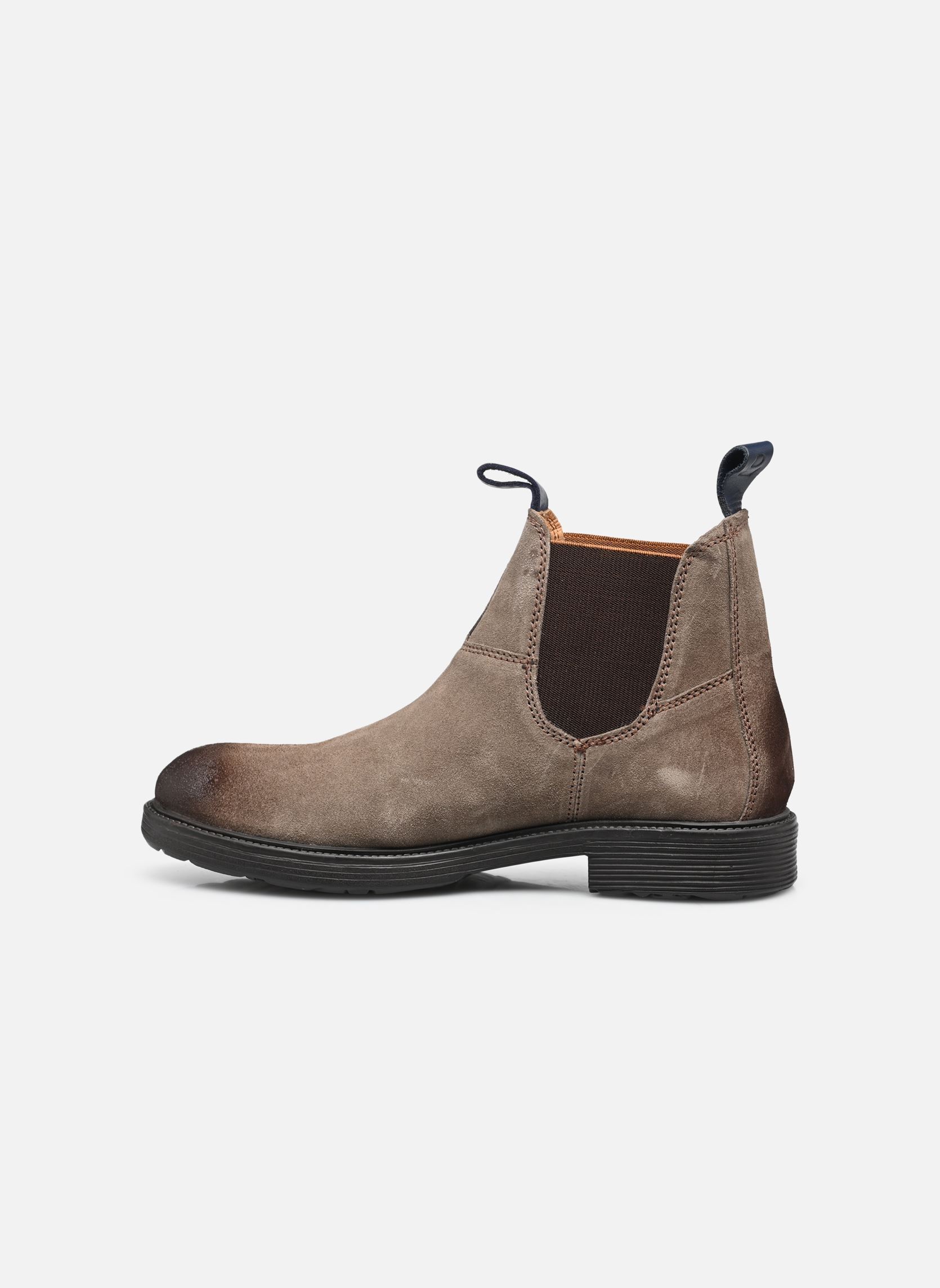 Bottines et bottes Noak homme marron Pellet Bottines et bottes Noak homme marron CROUTE VELOURS OILED TAUPE