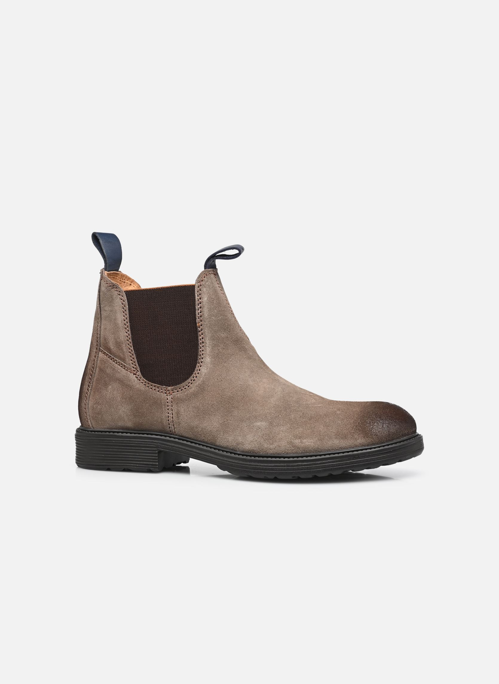 Bottines et bottes Noak homme marron Pellet Bottines et bottes Noak homme marron CROUTE VELOURS OILED TAUPE