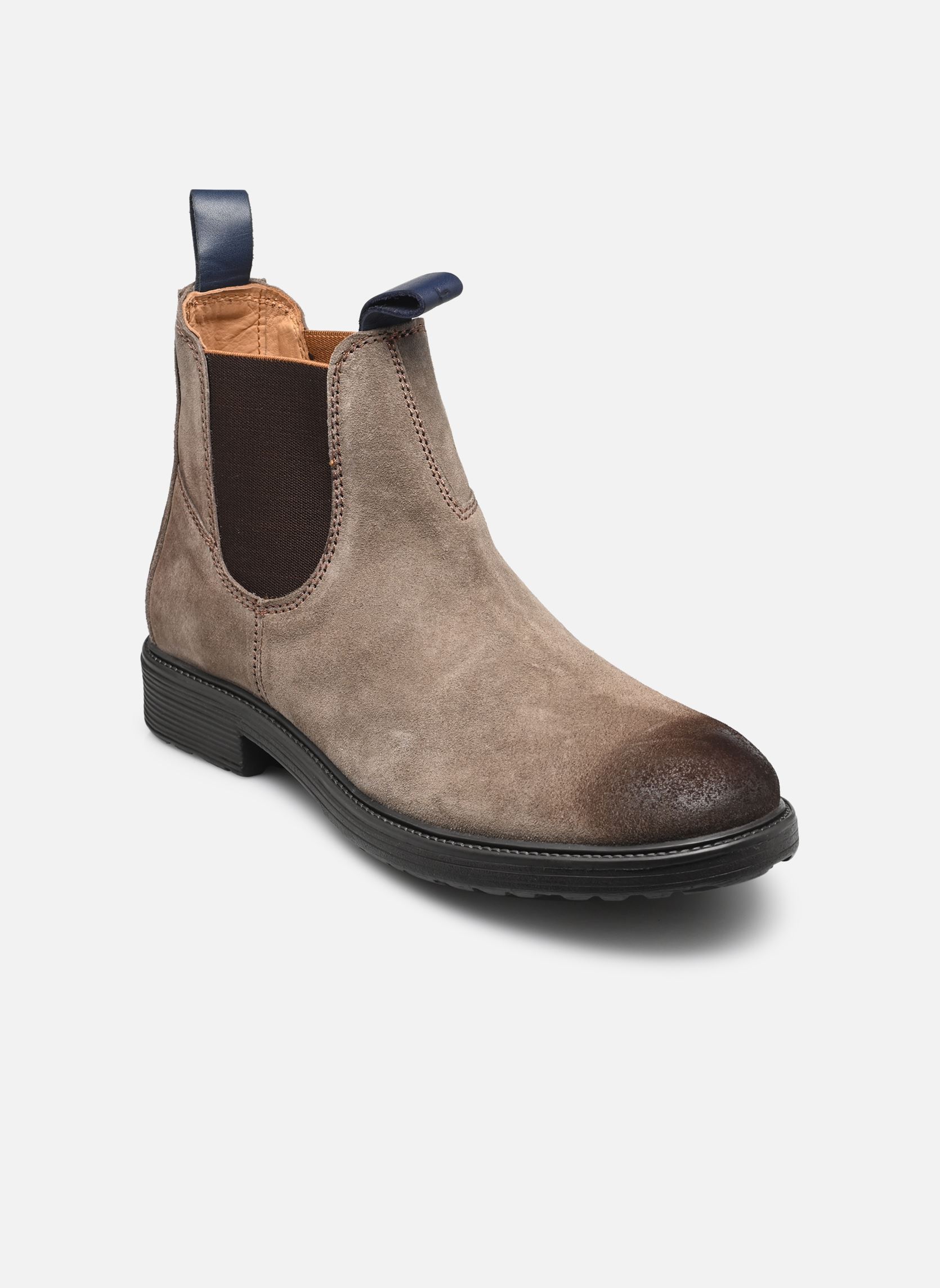 Bottines et bottes Noak homme marron Pellet Bottines et bottes Noak homme marron CROUTE VELOURS OILED TAUPE