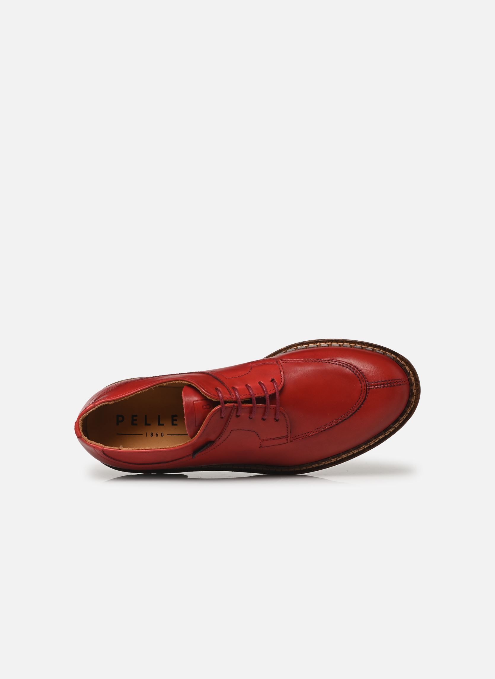 Derbies Luron femme rouge Pellet Derbies Luron femme rouge CARMIN