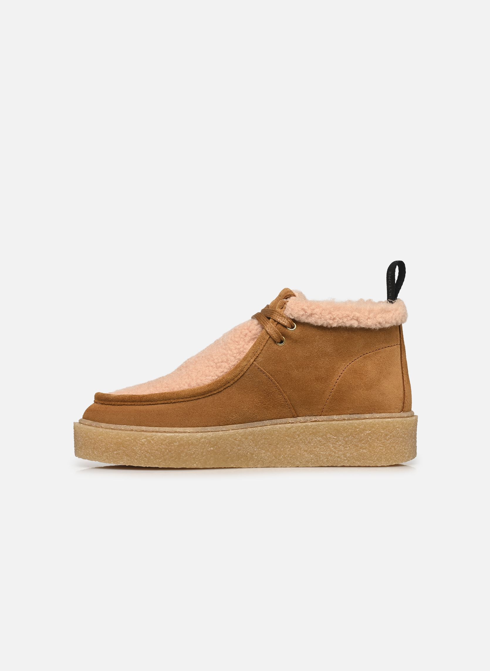 Niedrige Ankle Boots EL427 damen beige Blackstone Niedrige Ankle Boots EL427 damen beige CUOIO