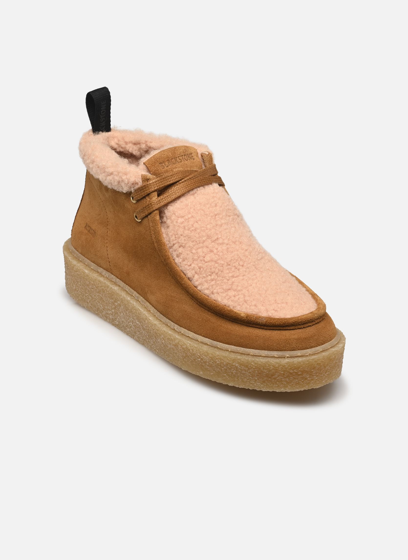 Niedrige Ankle Boots EL427 damen beige Blackstone Niedrige Ankle Boots EL427 damen beige CUOIO