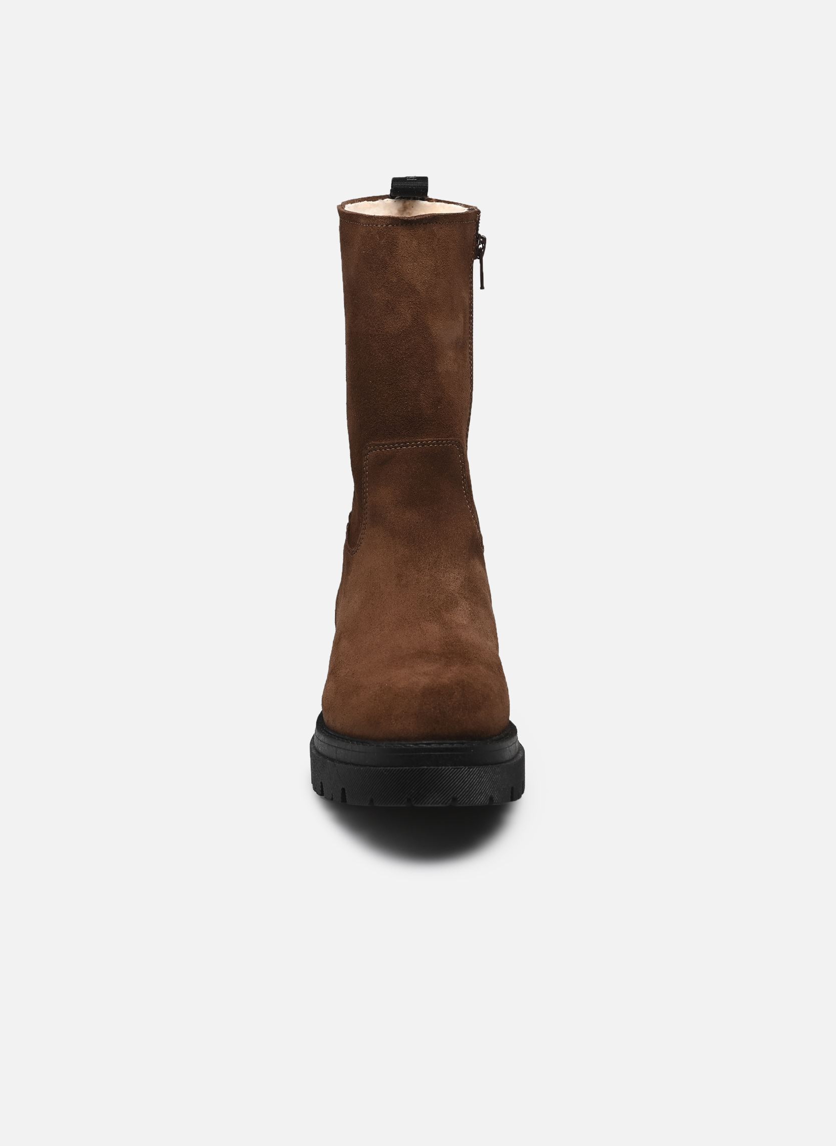 Gevoerde enkellaarsjes AL469 dames bruin Blackstone Gevoerde enkellaarsjes AL469 dames bruin CHOCOLATE