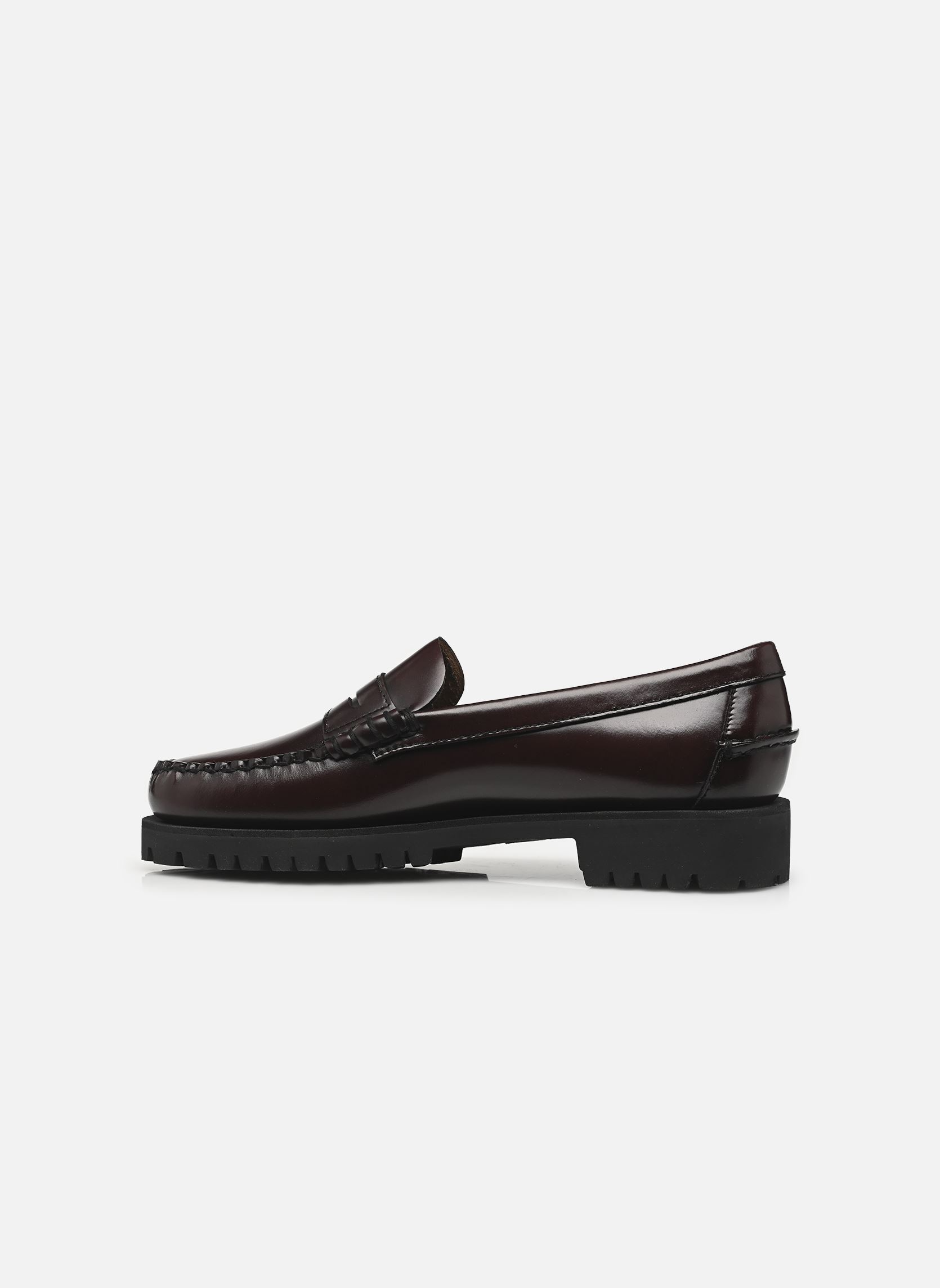 Mocassins Dan Lug dames bordeaux Sebago Mocassins Dan Lug dames bordeaux Brown Burgundy
