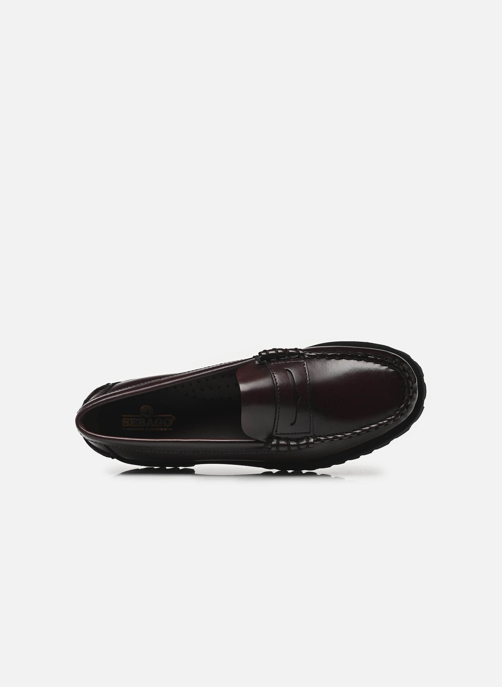 Mocassins Dan Lug dames bordeaux Sebago Mocassins Dan Lug dames bordeaux Brown Burgundy