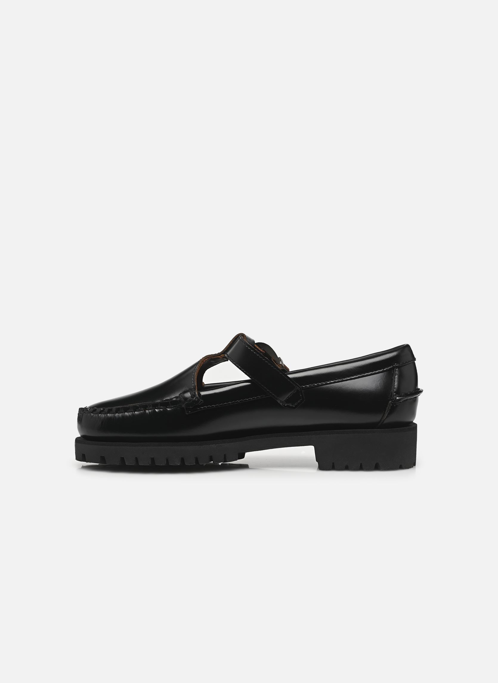 Mocassins Aurora Lug Woman dames zwart Sebago Mocassins Aurora Lug Woman dames zwart Black