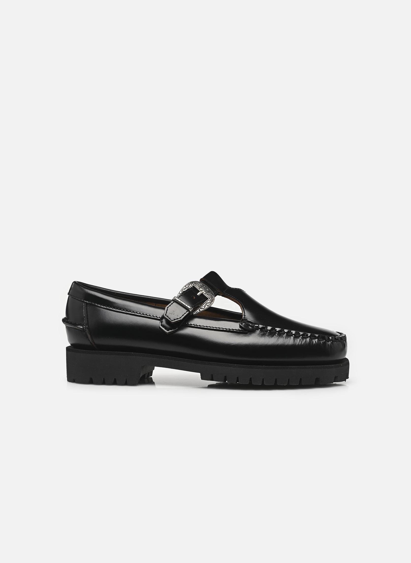 Mocassins Aurora Lug Woman dames zwart Sebago Mocassins Aurora Lug Woman dames zwart Black