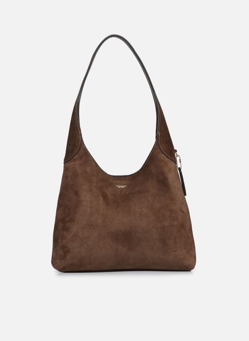Coach Schoudertassen SUEDE BROOKLYN SHOULDER BAG 28 dames bruin