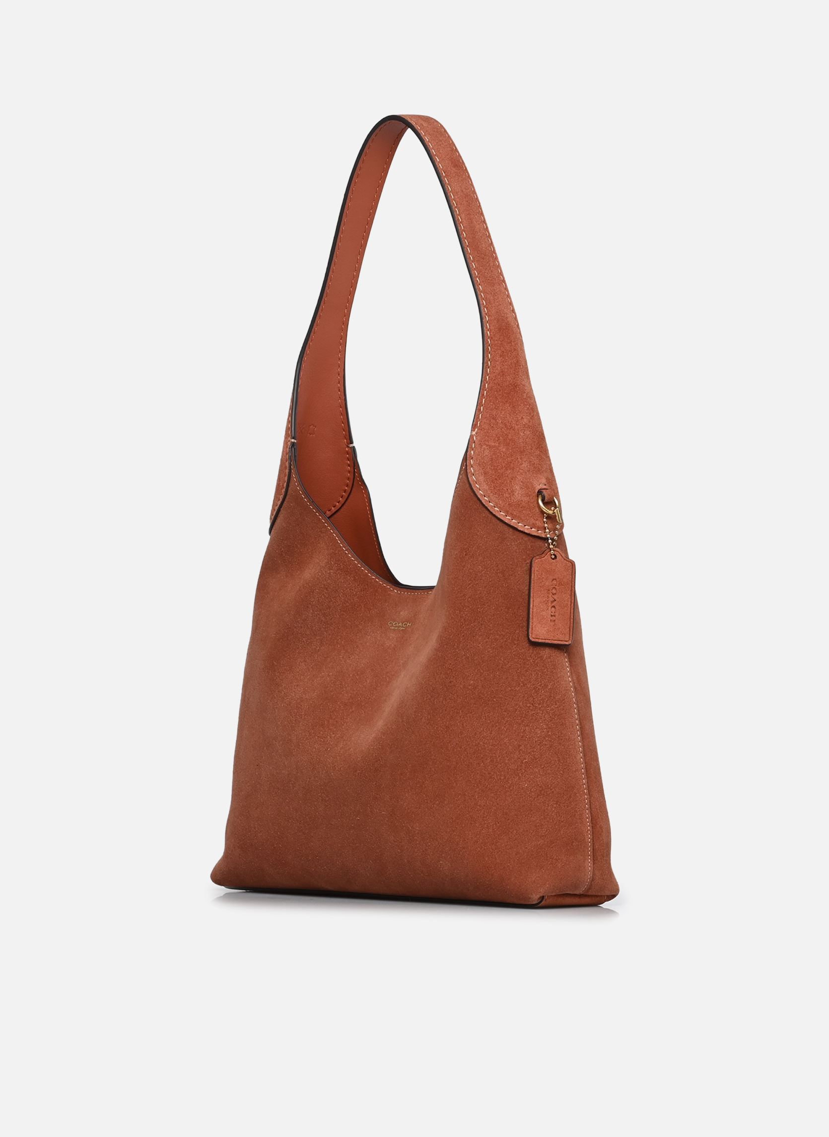 Umhängetaschen SUEDE BROOKLYN SHOULDER BAG 28 damen braun Coach Umhängetaschen SUEDE BROOKLYN SHOULDER BAG 28 damen braun B4/CLAY