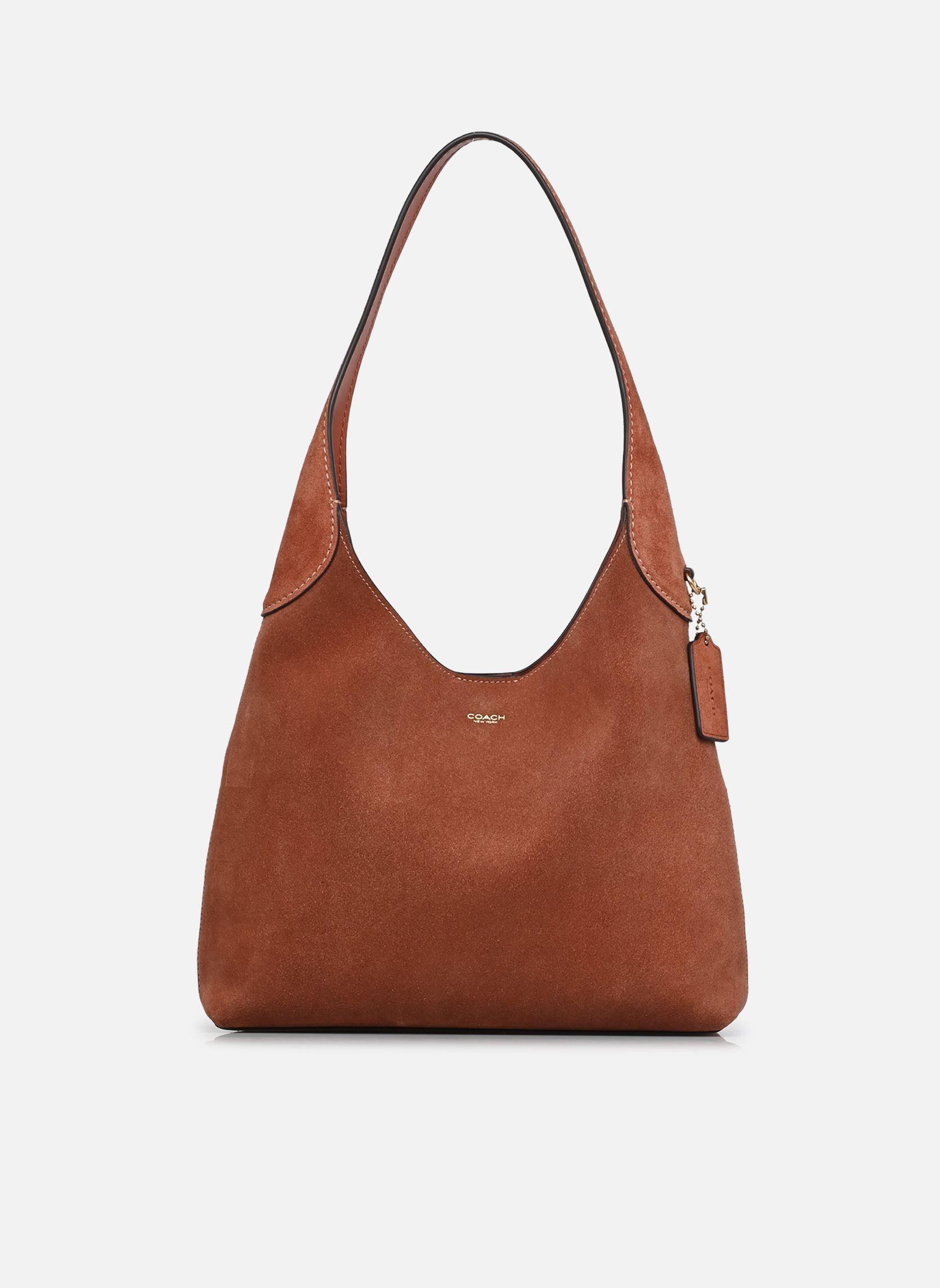 Umhängetaschen SUEDE BROOKLYN SHOULDER BAG 28 damen braun Coach Umhängetaschen SUEDE BROOKLYN SHOULDER BAG 28 damen braun B4/CLAY