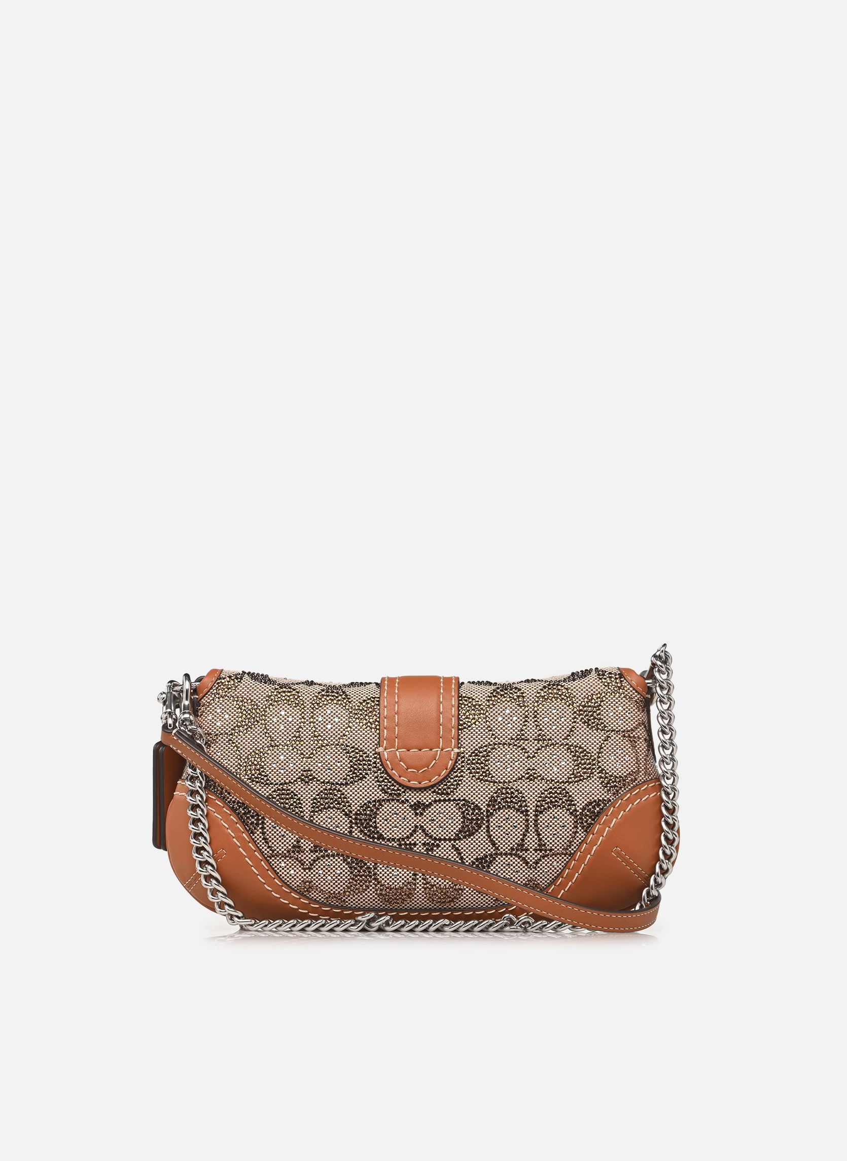 Sacs bandoulière Crystal Signature Jacquard Soho Bag 25 femme beige Coach Sacs bandoulière Crystal Signature Jacquard Soho Bag 25 femme beige LH/BURNISHED AMBER