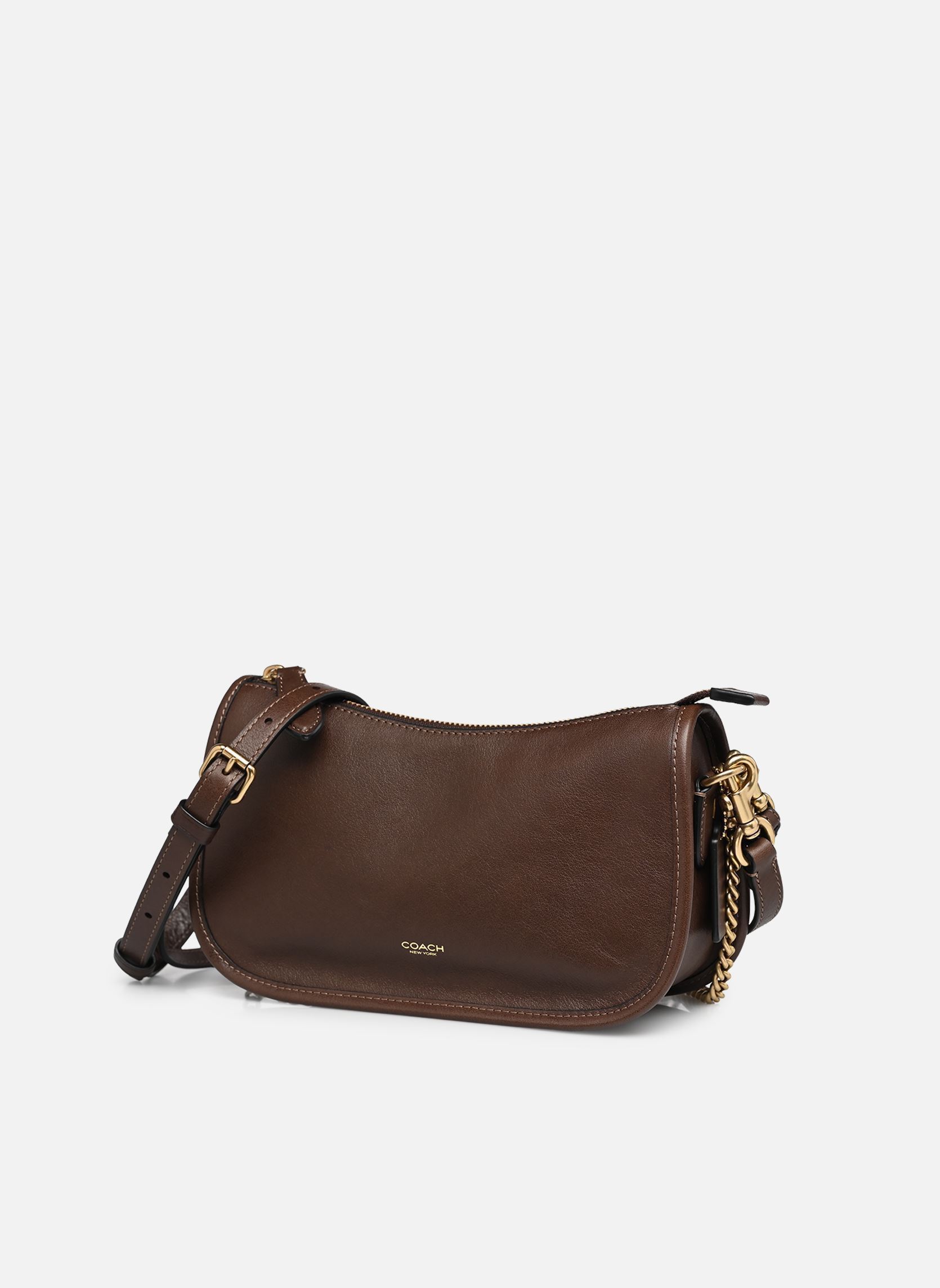 Sacs Natural Grain Leather Waverly Bag femme marron Coach Sacs Natural Grain Leather Waverly Bag femme marron B4/MAPLE