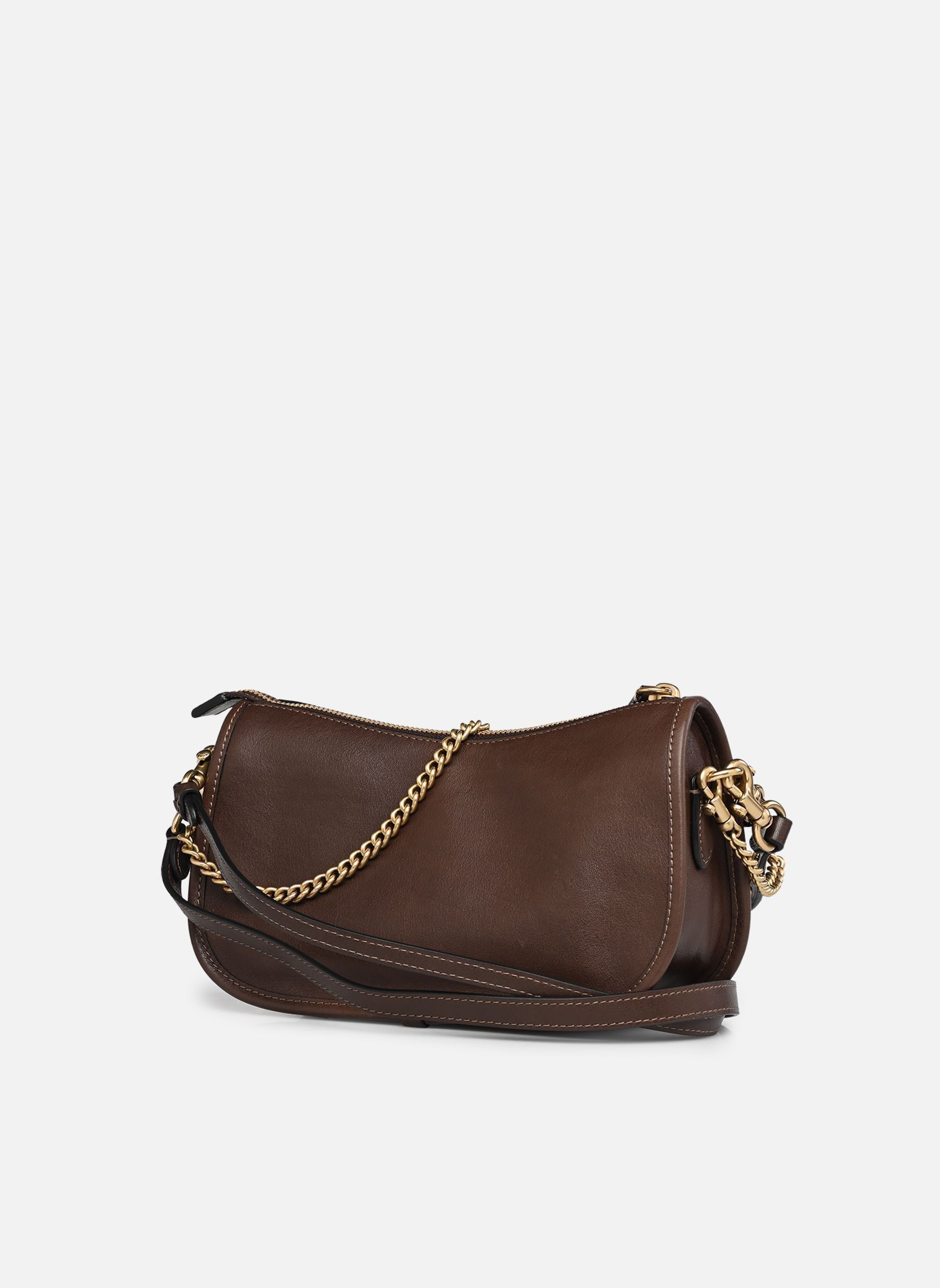 Sacs Natural Grain Leather Waverly Bag femme marron Coach Sacs Natural Grain Leather Waverly Bag femme marron B4/MAPLE