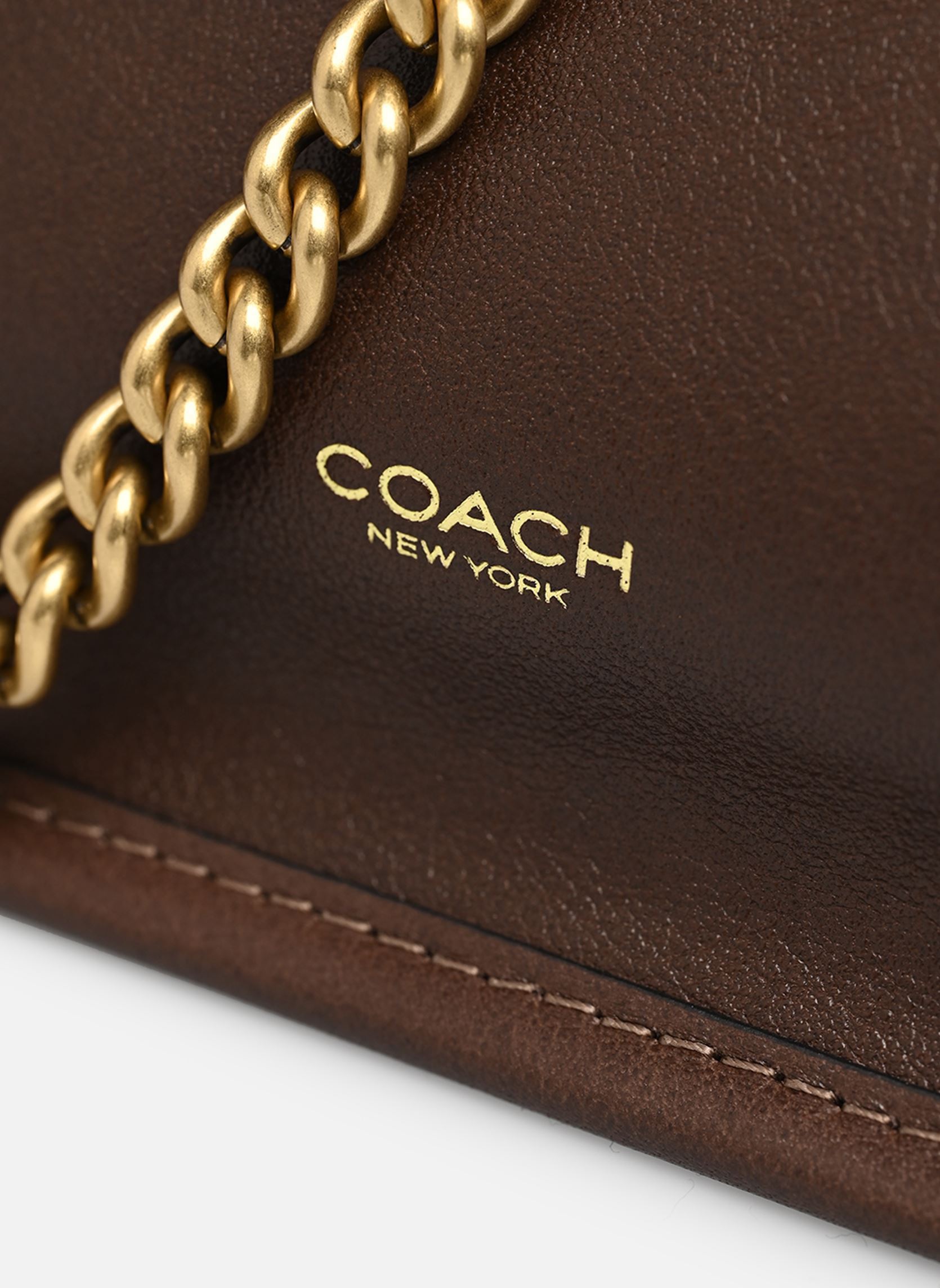 Sacs Natural Grain Leather Waverly Bag femme marron Coach Sacs Natural Grain Leather Waverly Bag femme marron B4/MAPLE