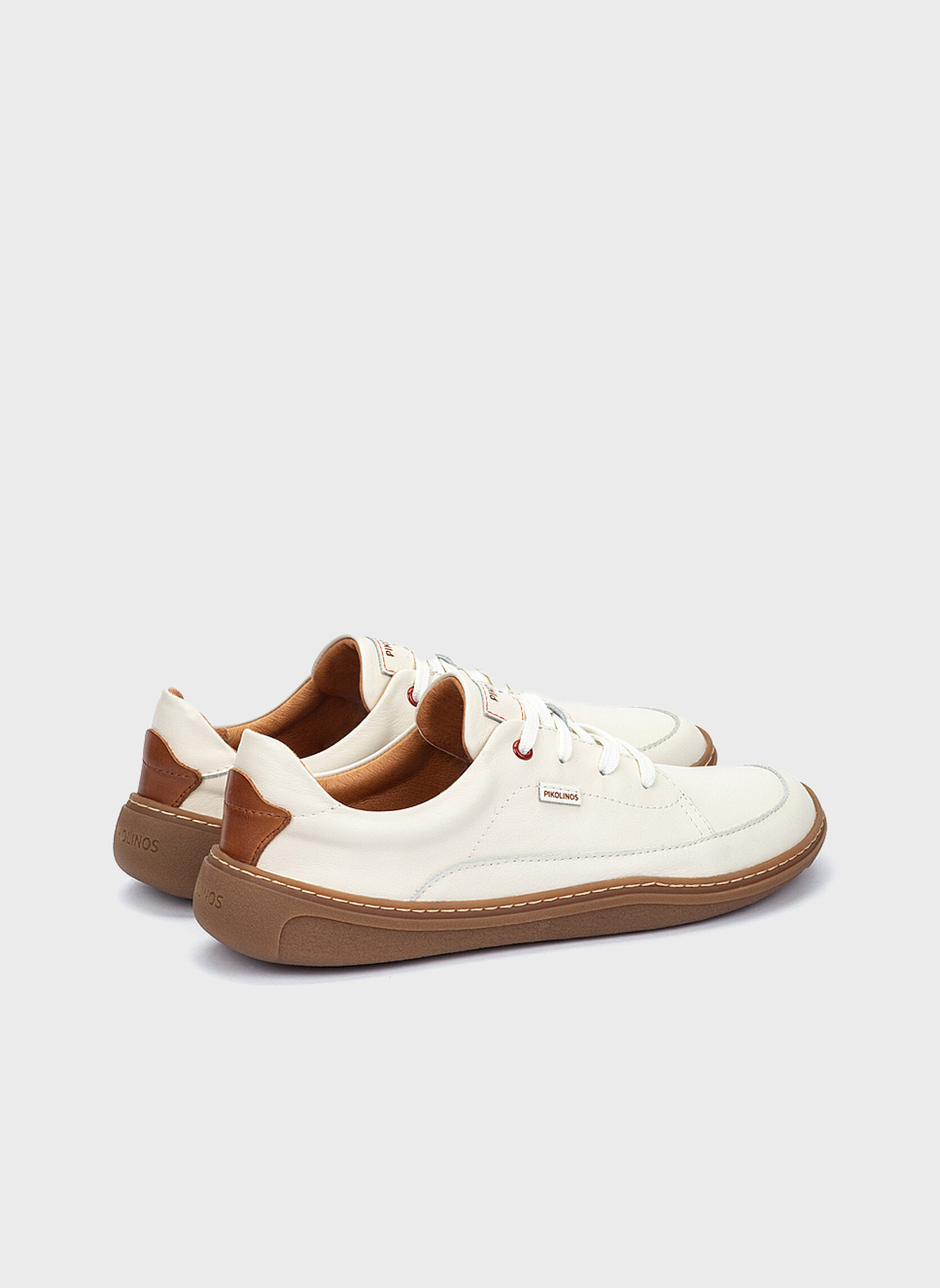 Derbies ARANJUEZ homme blanc Pikolinos Derbies ARANJUEZ homme blanc Blanc