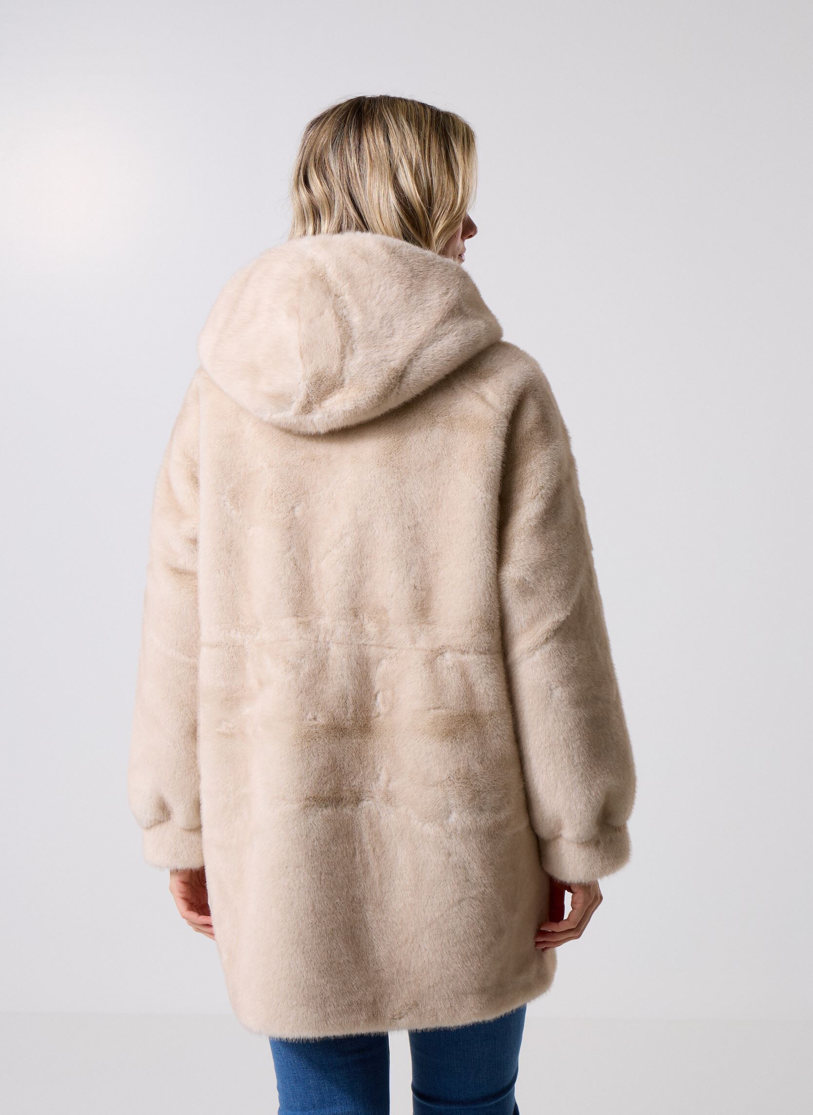 Abrigos Cortina mujer blanco COLD BAY Abrigos Cortina mujer blanco ECRU