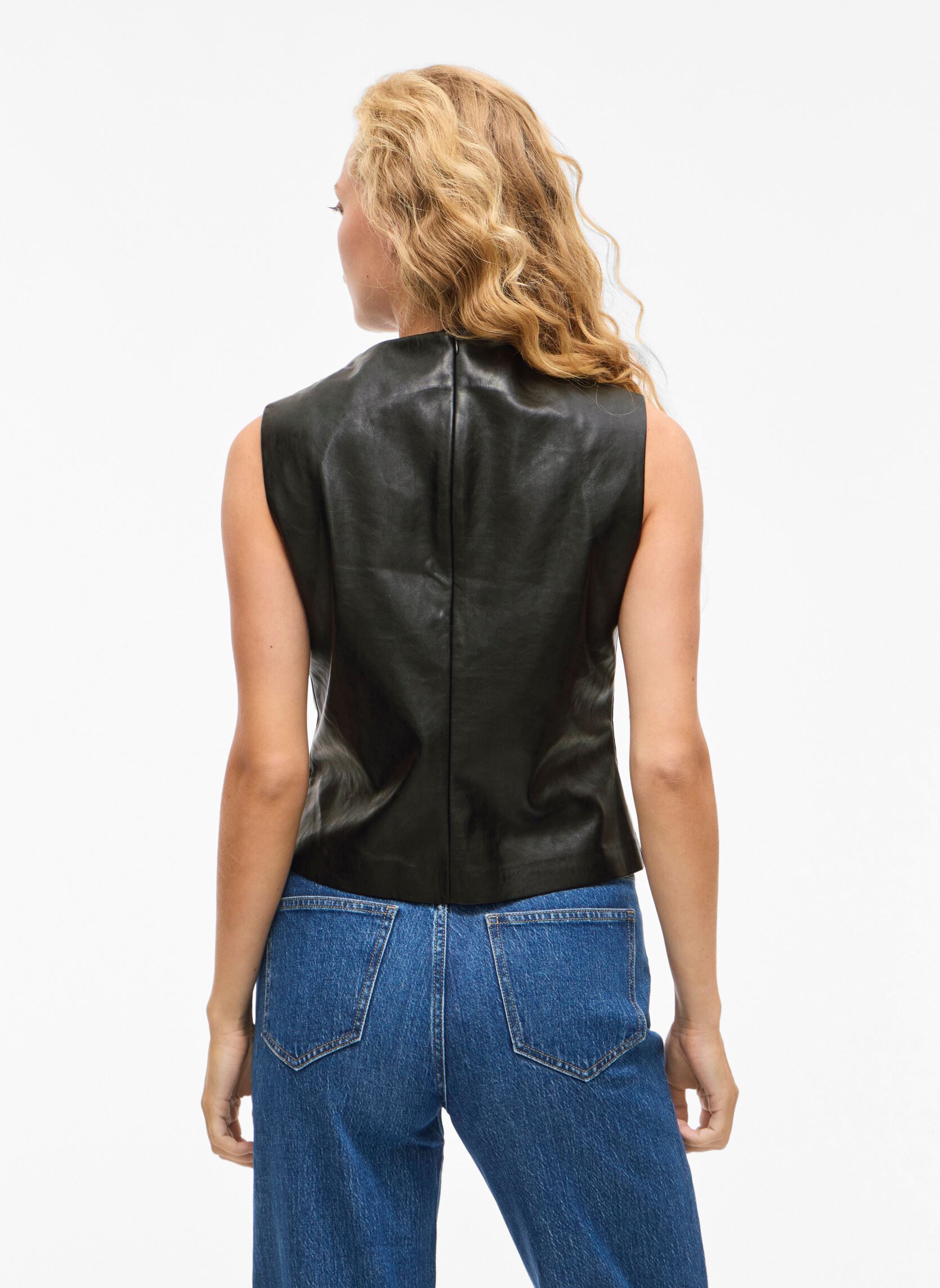 Tops VIELANA S/L DRAPED TOP damen schwarz Vila Tops VIELANA S/L DRAPED TOP damen schwarz Black