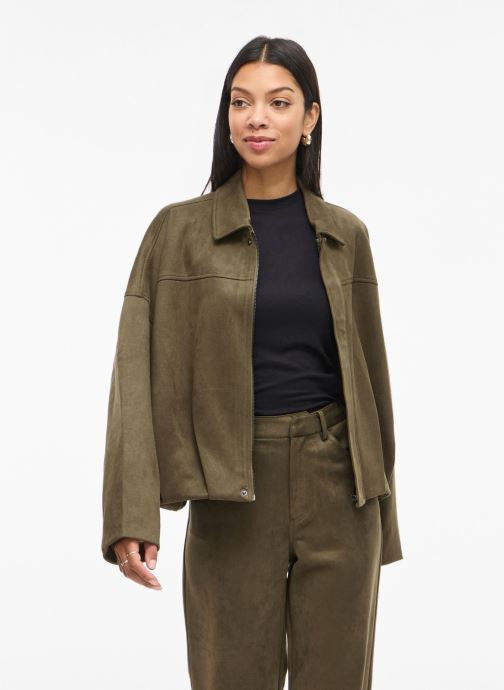 Vila Vestes VIVIRAL L/S JACKET femme vert