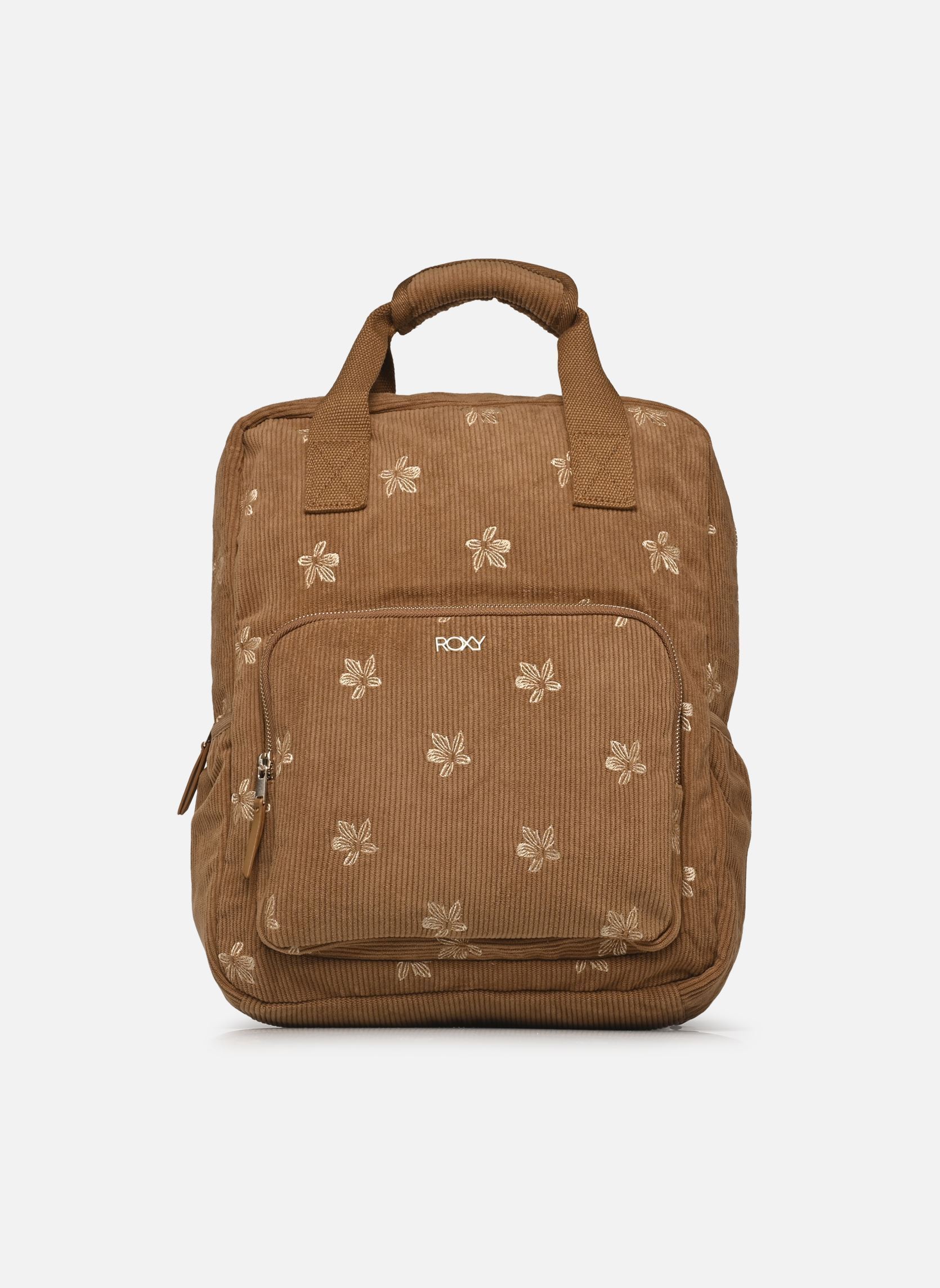 Rucksäcke Feeling Emby Handle Backpack damen braun Roxy Rucksäcke Feeling Emby Handle Backpack damen braun WOODSMOKE