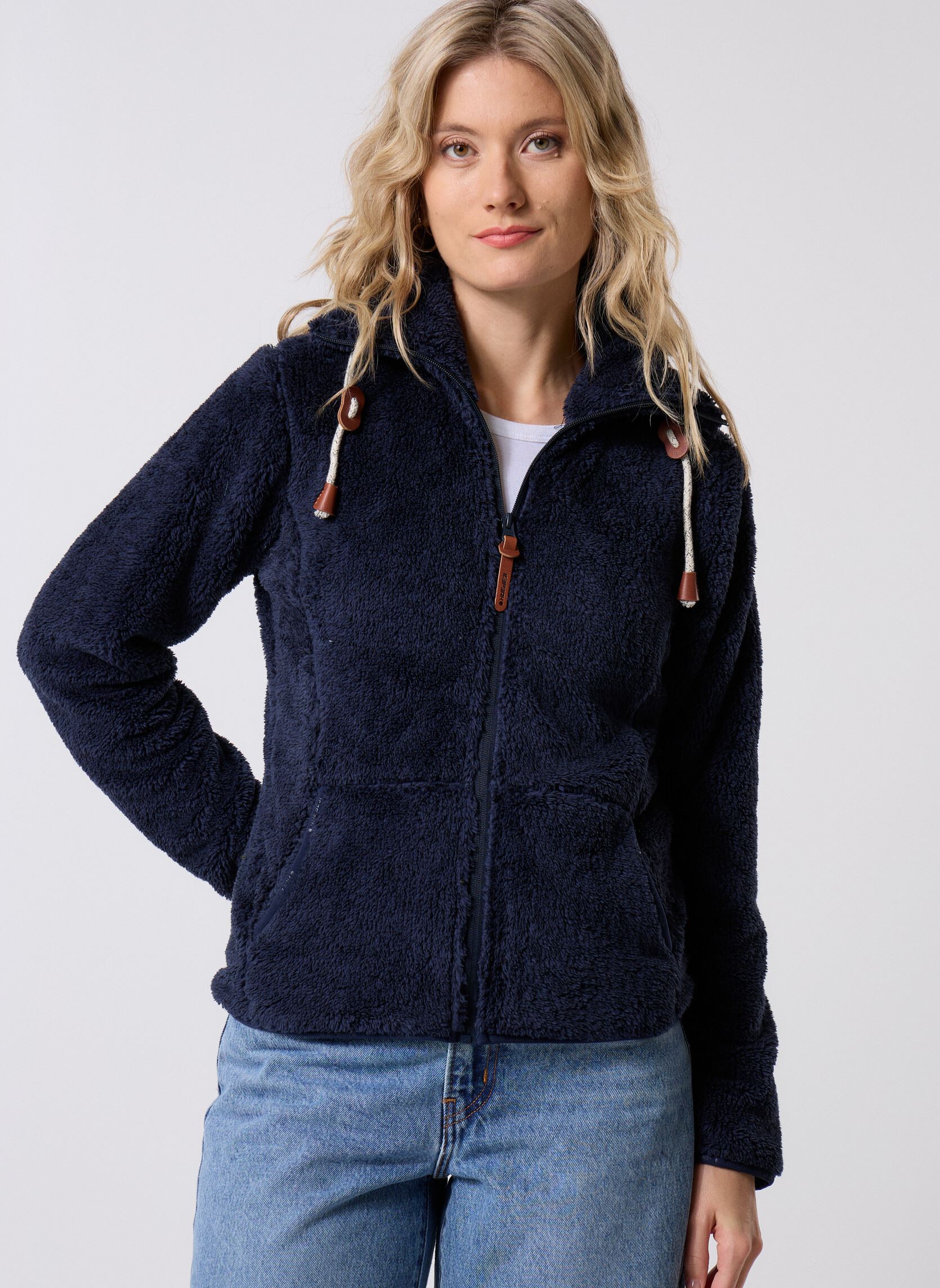 Fleece-Jacken ICEPEAK COLONY damen blau Icepeak Fleece-Jacken ICEPEAK COLONY damen blau Bleu Foncé