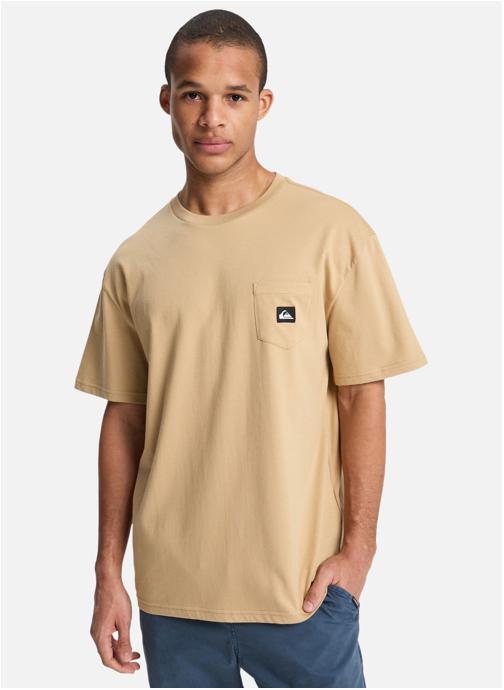 Quiksilver Tee-shirts Salt Water Pocket homme marron