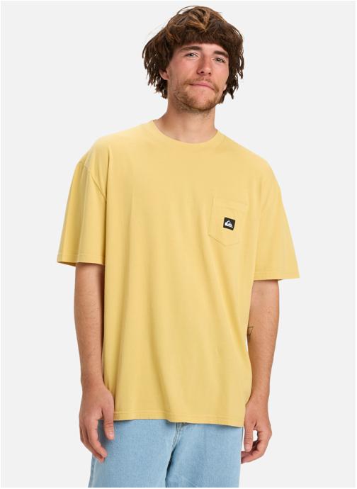 Quiksilver Tee-shirts Salt Water Pocket homme jaune