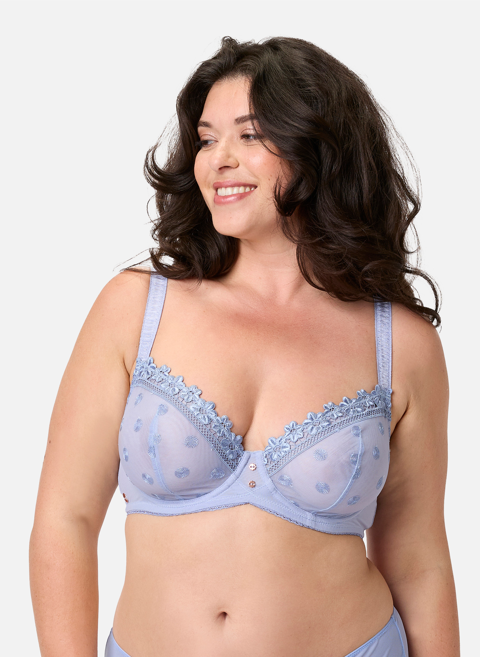 Brassières Soutien-gorge armatures grand maintien bleu Myosotis femme bleu Brigitte Bardot Brassières Soutien-gorge armatures grand maintien bleu Myosotis femme bleu Bleu