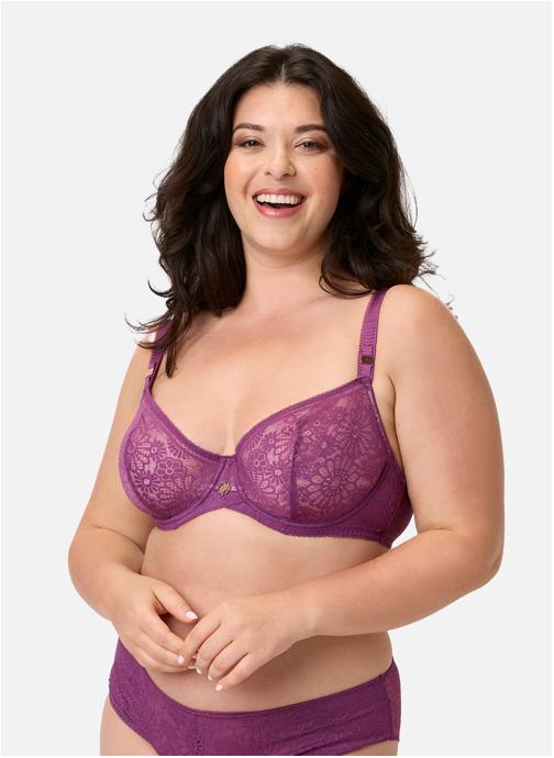 Brigitte Bardot Brassières Soutien-gorge armatures grand maintien violet Azalee femme violet