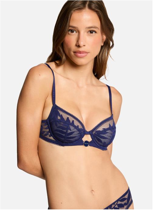 Morgan Brassières Soutien-gorge armatures bleu marine Lina femme bleu