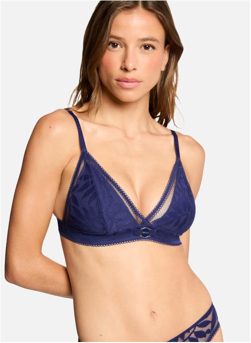 Morgan Brassières Soutien-gorge souple bleu marine Lina femme bleu