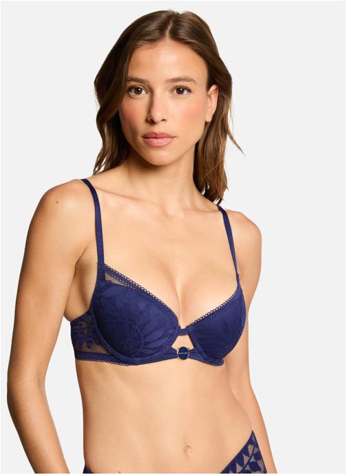 Morgan Brassières Soutien-gorge coques moulées bleu marine Lina femme bleu