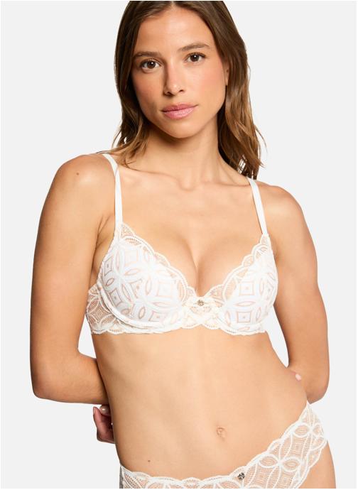 Morgan Brassières Soutien-gorge coques moulées ivoire Emma femme blanc