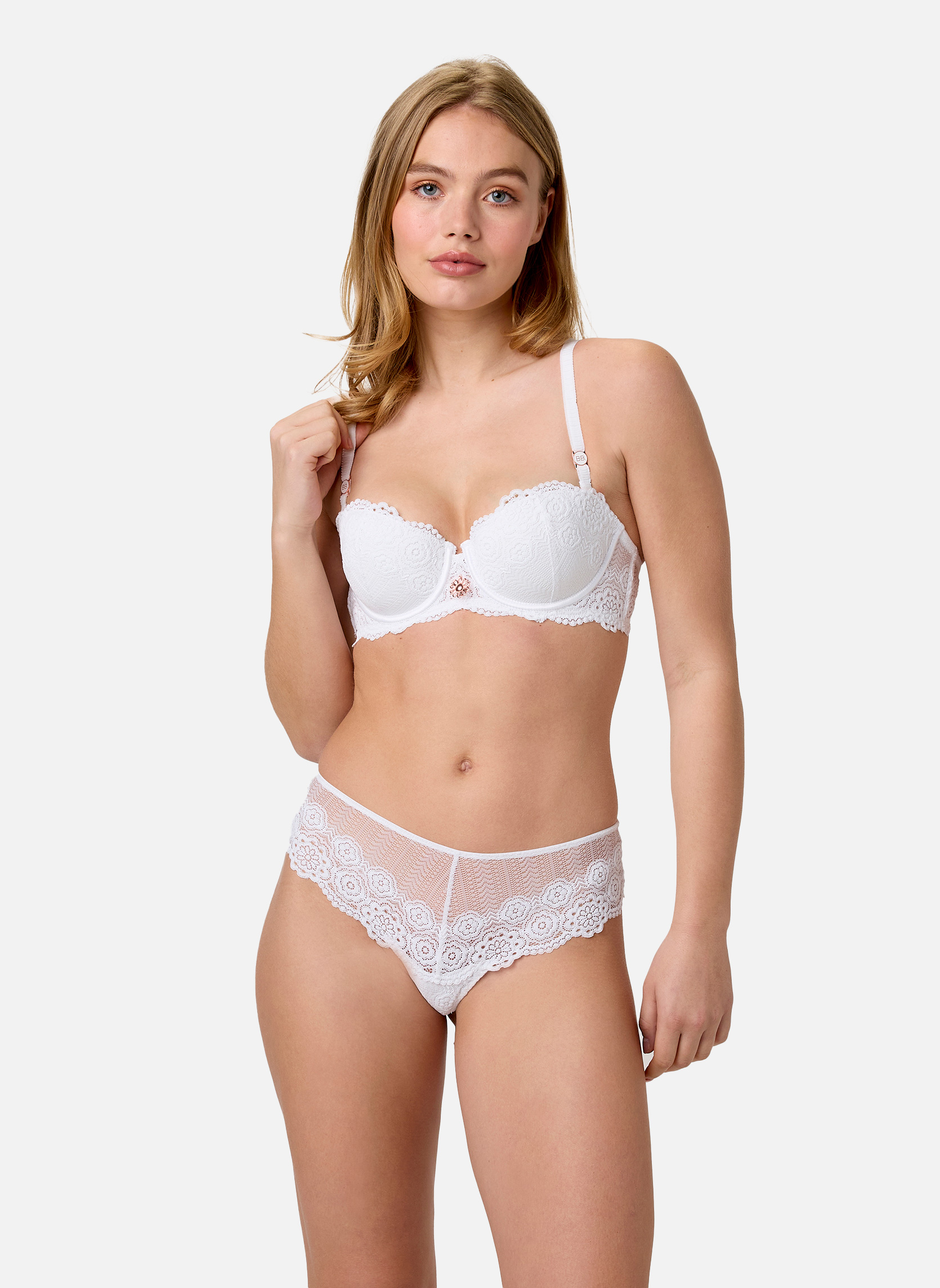 Brassières Soutien-gorge coques moulées blanc Rosee femme blanc Brigitte Bardot Brassières Soutien-gorge coques moulées blanc Rosee femme blanc Blanc
