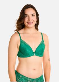 Brassières Soutien-gorge ampliforme vert Eclat femme vert Pomm'Poire Brassières Soutien-gorge ampliforme vert Eclat femme vert Vert