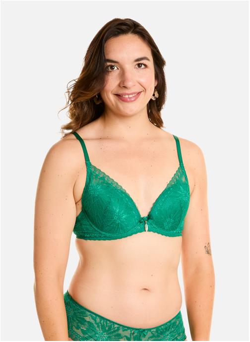 Pomm'Poire Brassières Soutien-gorge ampliforme vert Eclat femme vert