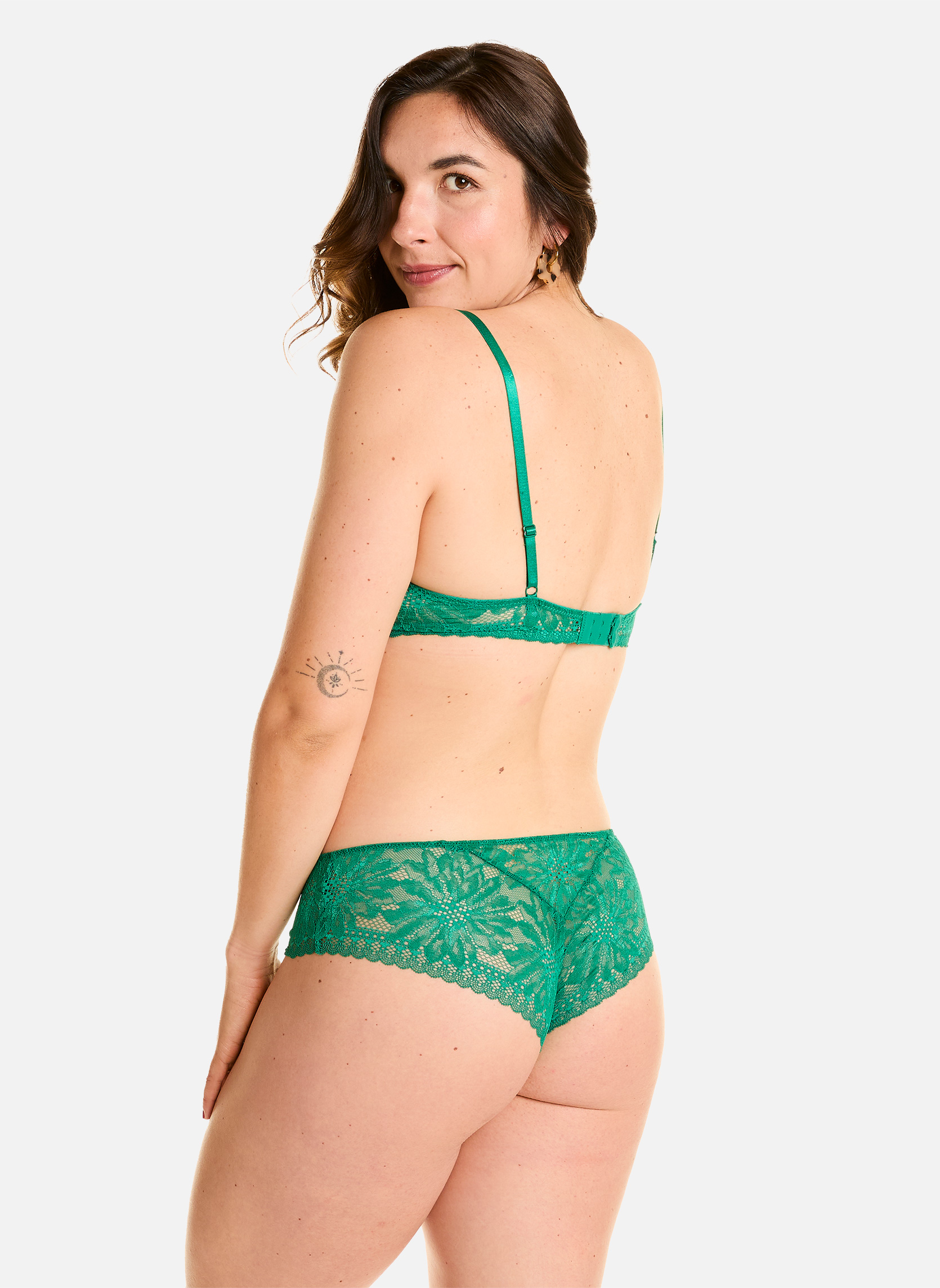Brassières Soutien-gorge ampliforme vert Eclat femme vert Pomm'Poire Brassières Soutien-gorge ampliforme vert Eclat femme vert Vert
