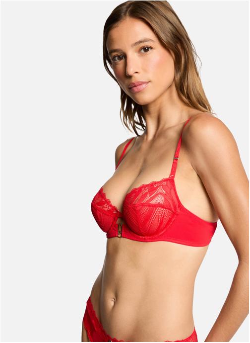 Morgan Brassières Soutien-gorge armatures rouge Claudia femme rouge