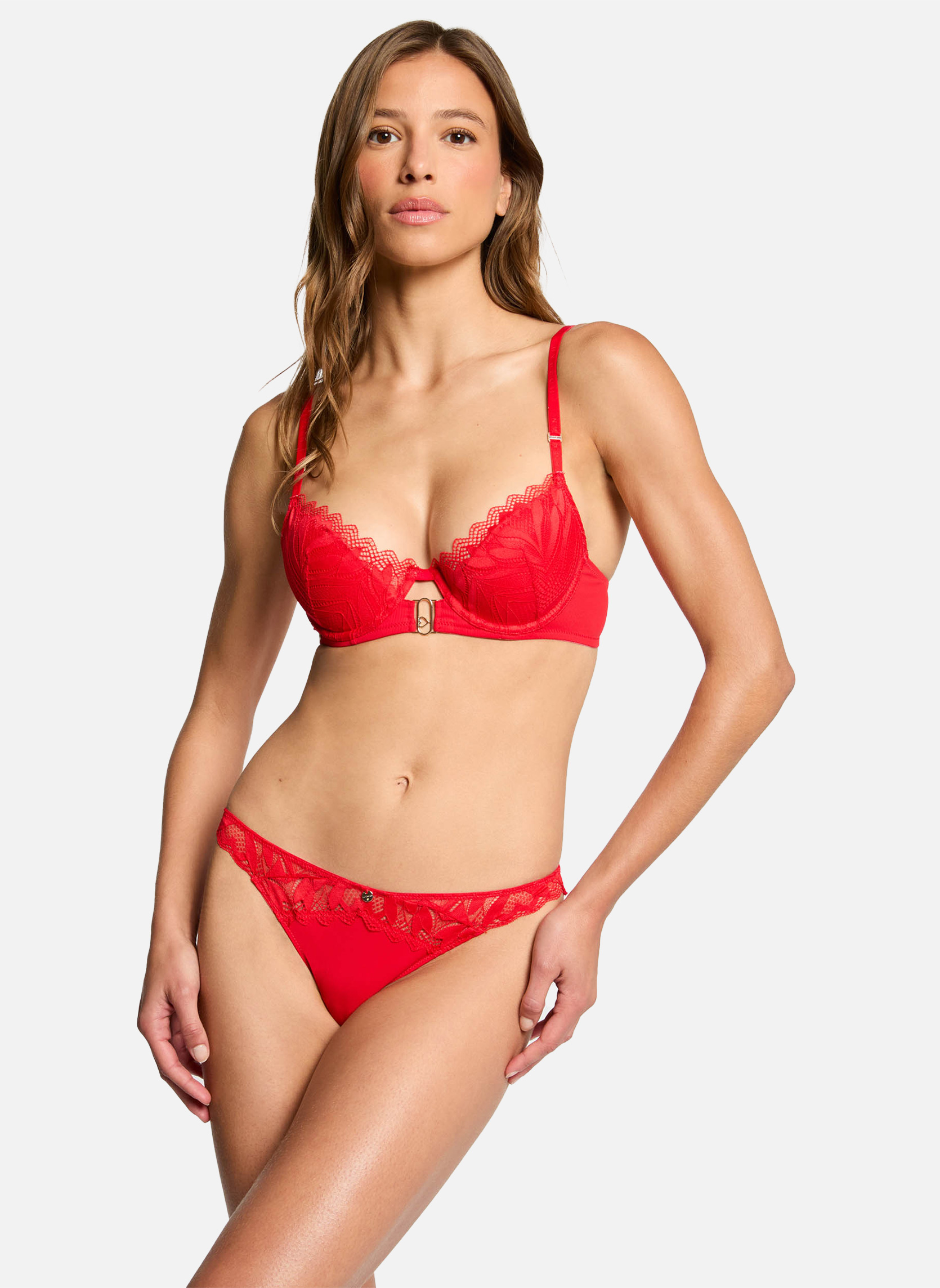 Brassières Soutien-gorge coques moulées rouge Claudia femme rouge Morgan Brassières Soutien-gorge coques moulées rouge Claudia femme rouge Rouge