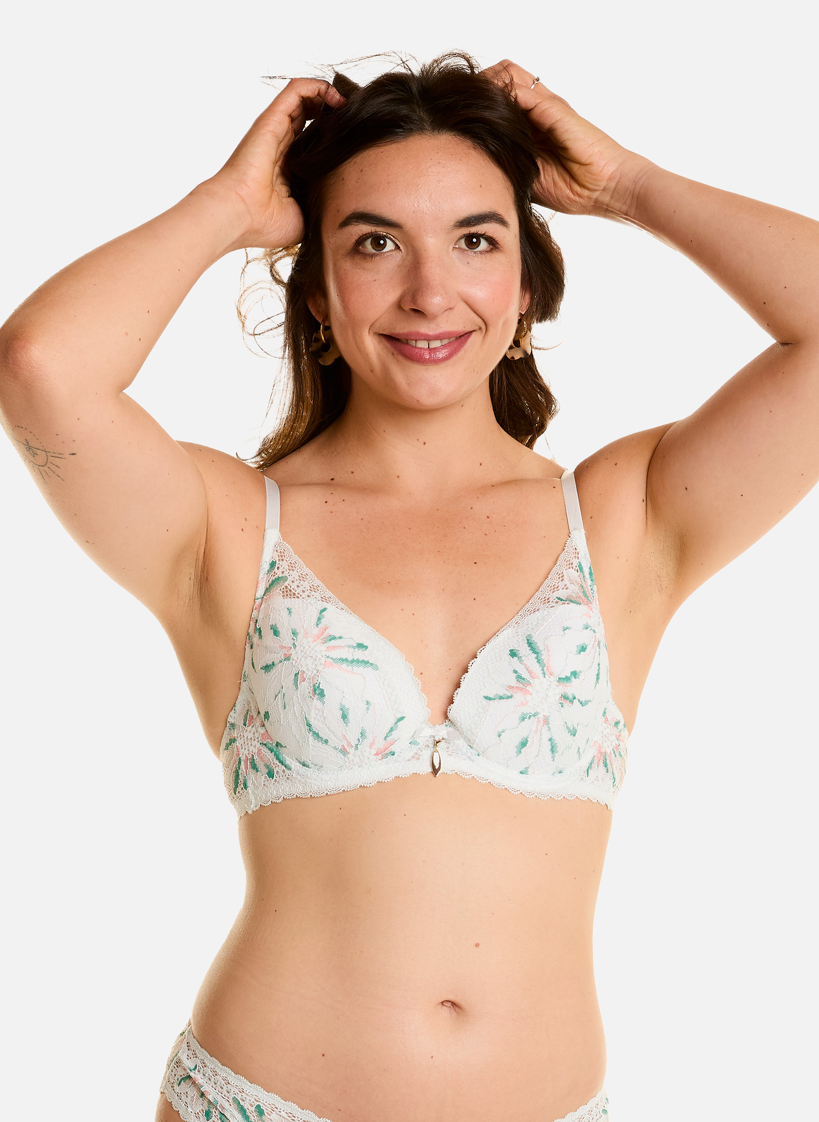 Brassières Soutien-gorge ampliforme imprimé Eclat femme multicolore Pomm'Poire Brassières Soutien-gorge ampliforme imprimé Eclat femme multicolore Multicouleur